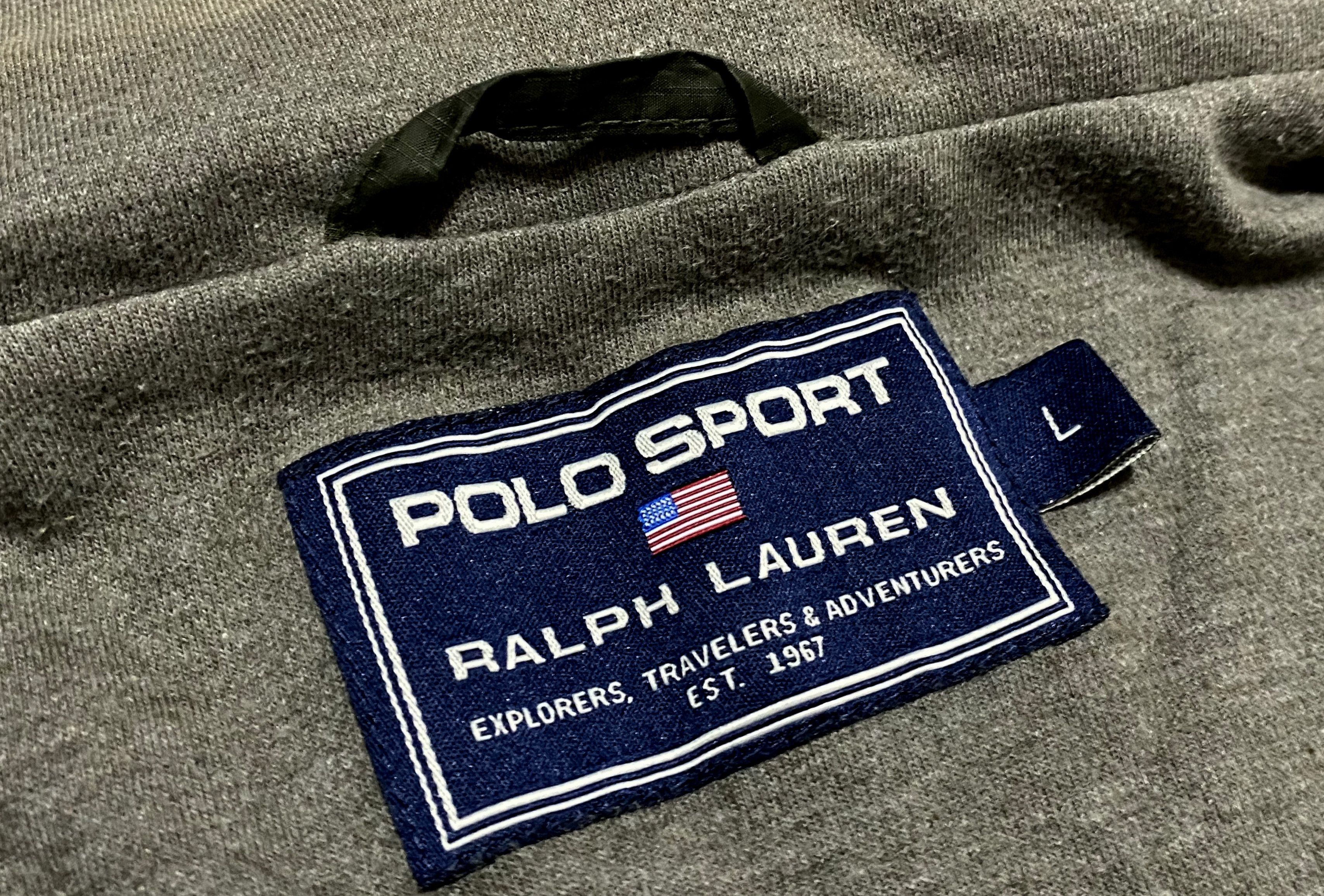 Polo Ralph Lauren Vintage Polo Sport Ralph Lauren Olive Zip Sleeveless Vest Size US L / EU 52-54 / 3 - 15 Thumbnail