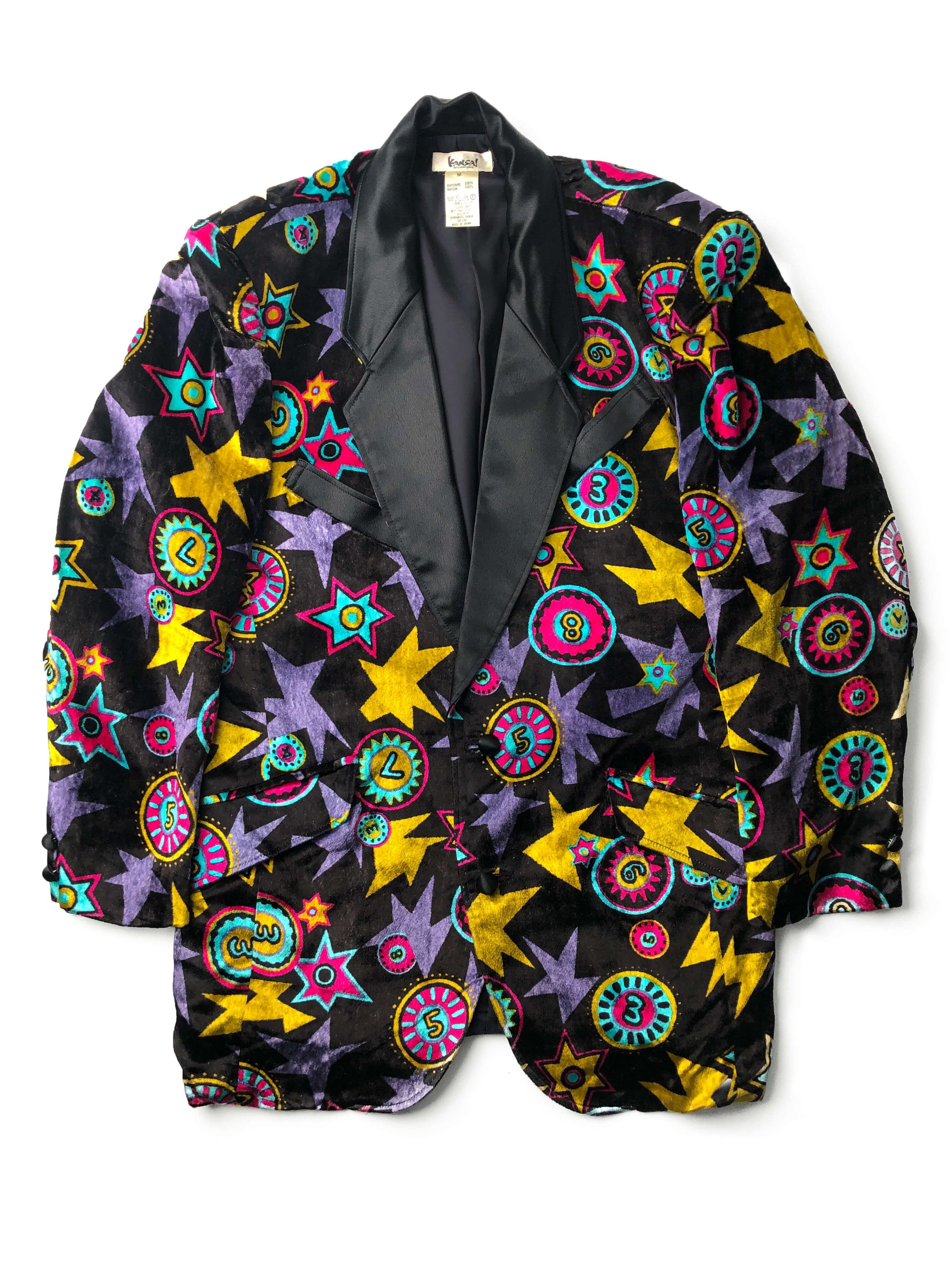 Kansai Yamamoto KANSAI INTERNATIONAL rayon velvet tuxedo Size US L / EU 52-54 / 3 - 1 Thumbnail