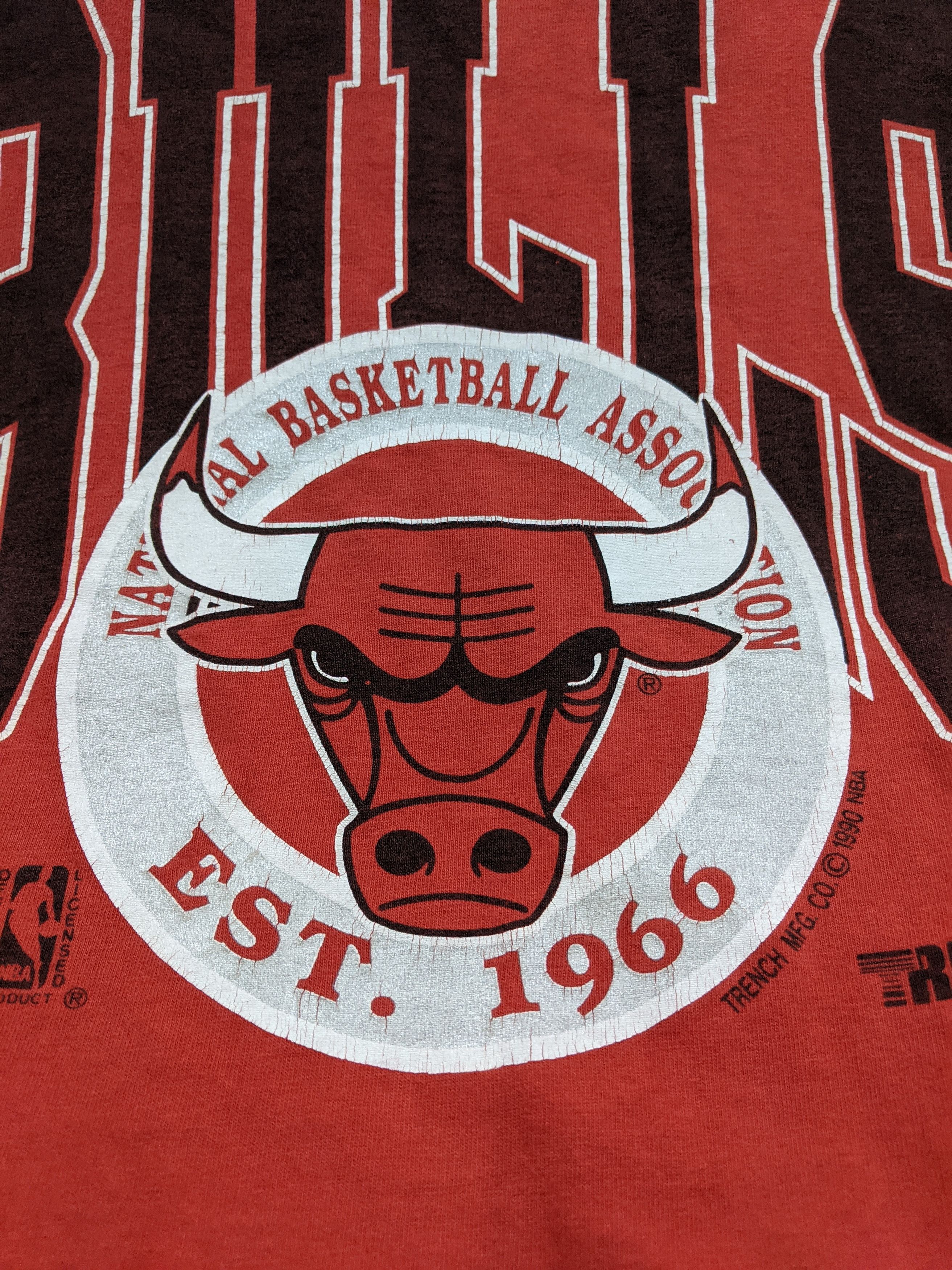 NBA Vintage 90s Chicago Bulls Size US XL / EU 56 / 4 - 4 Thumbnail