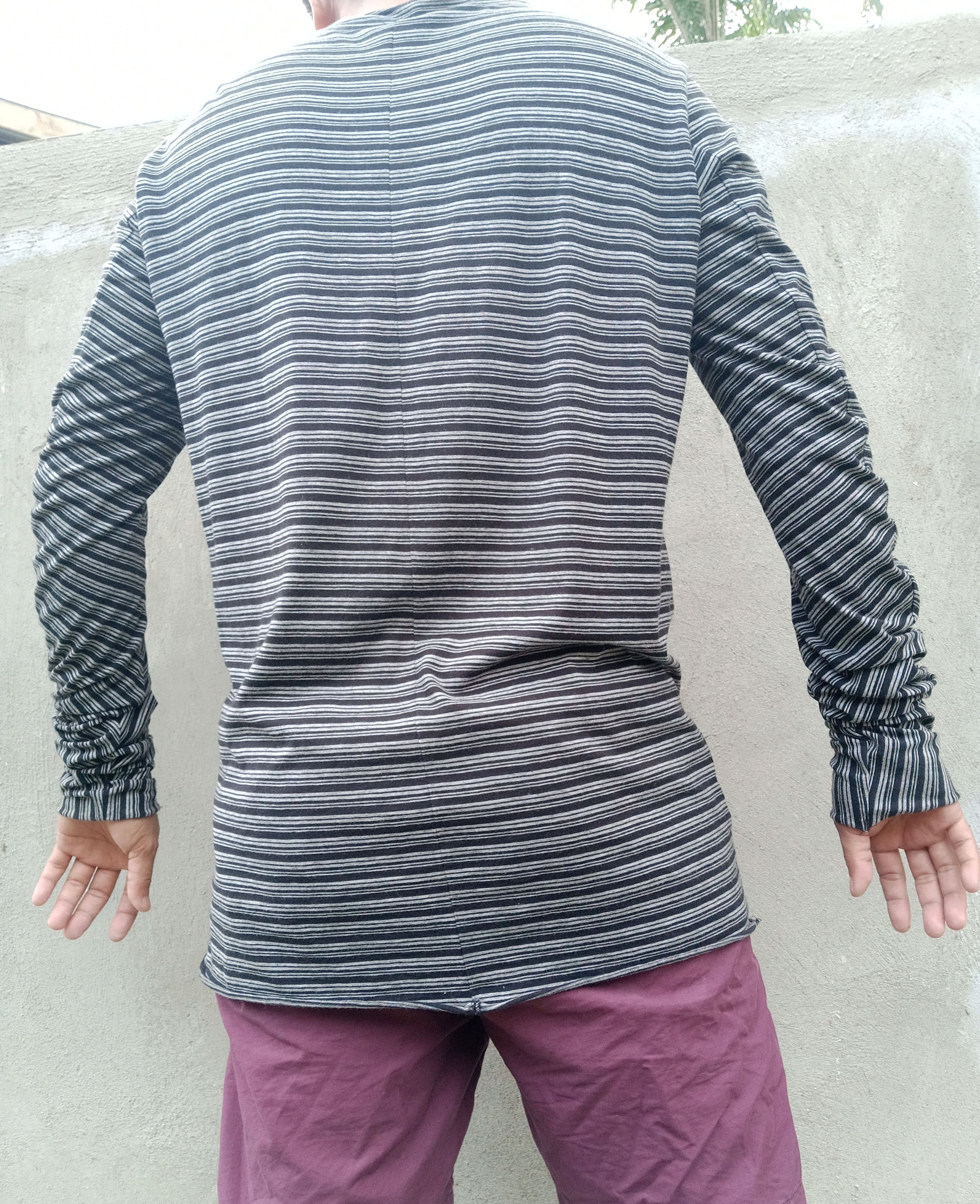 Attachment Curved Sleeves Stripe Long Sleeves Size US M / EU 48-50 / 2 - 12 Thumbnail