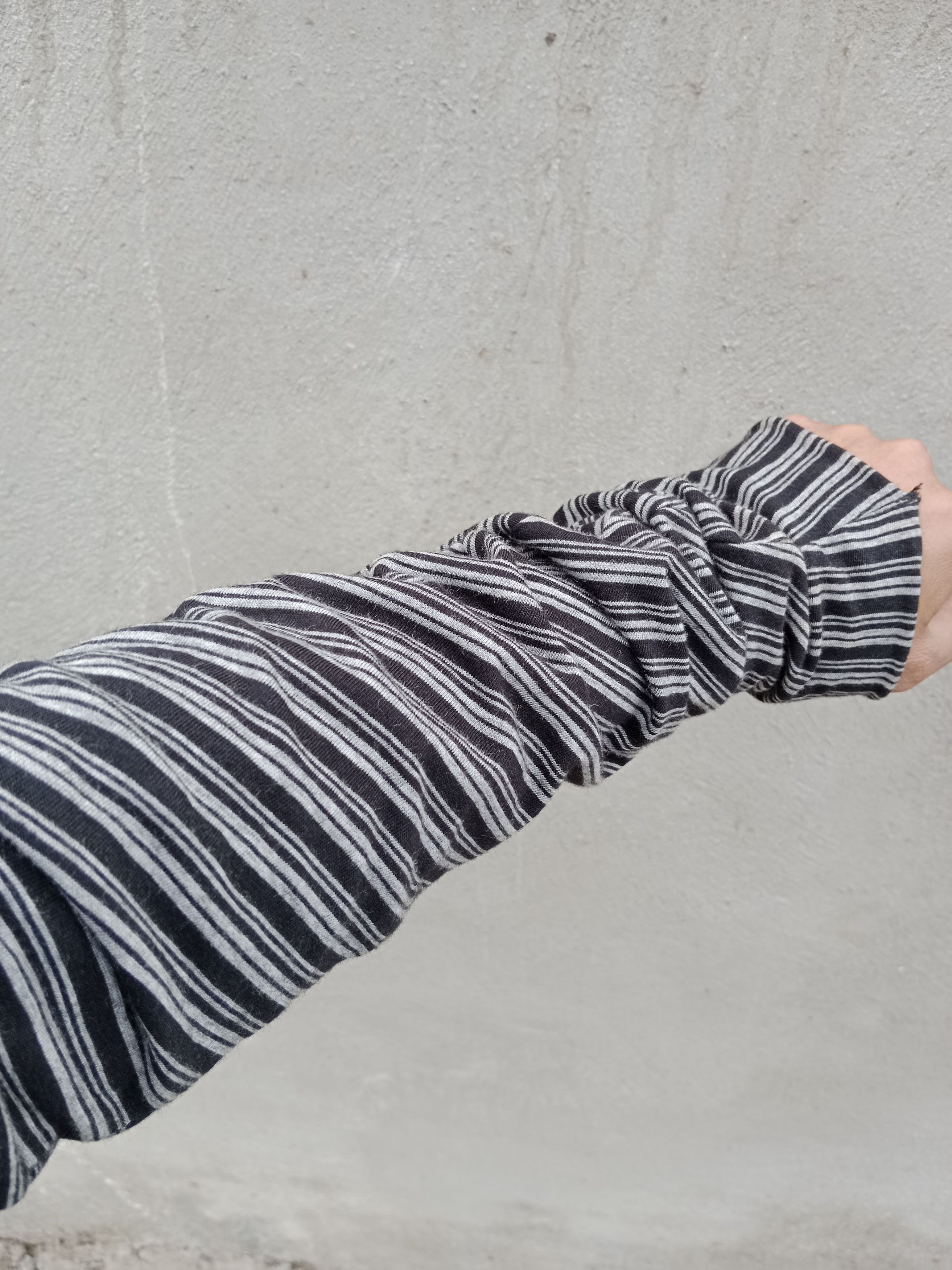 Attachment Curved Sleeves Stripe Long Sleeves Size US M / EU 48-50 / 2 - 8 Thumbnail