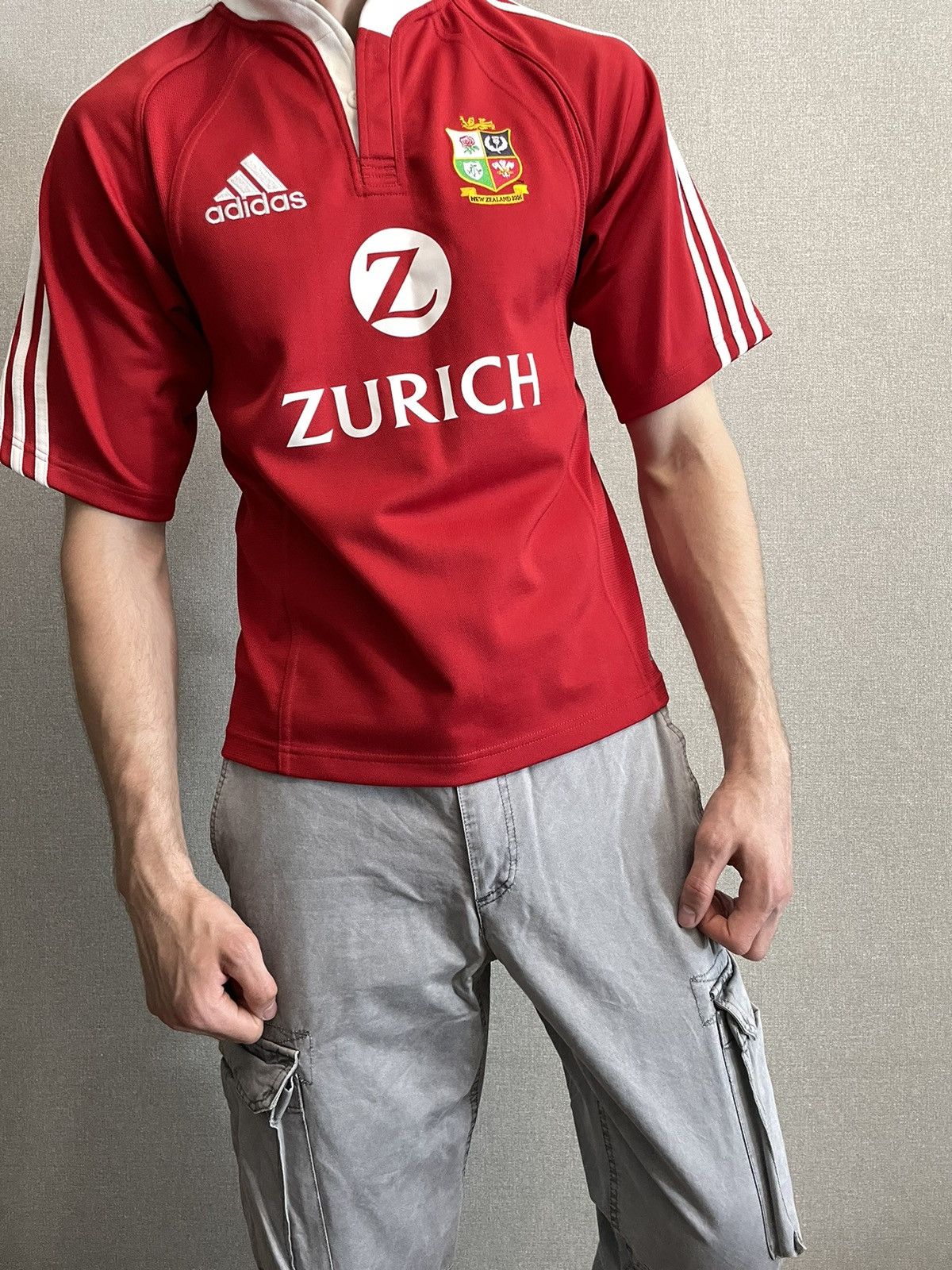 Adidas × Vintage British & Irish Lions Team Jersey Rugby Shirt Adidas Vintage Size US S / EU 44-46 / 1 - 5 Thumbnail