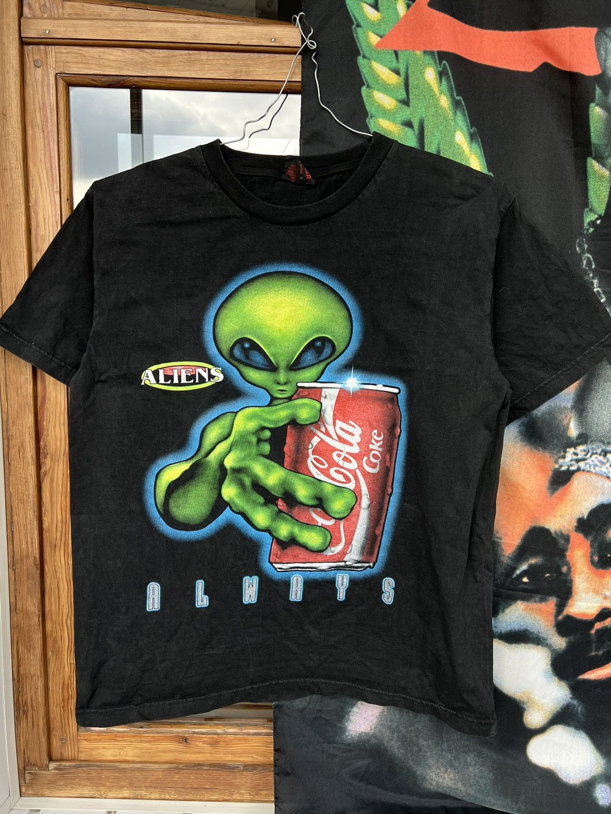 Alien Workshop × Vintage Vintage Aliens T-shirt Coca Cola | Grailed