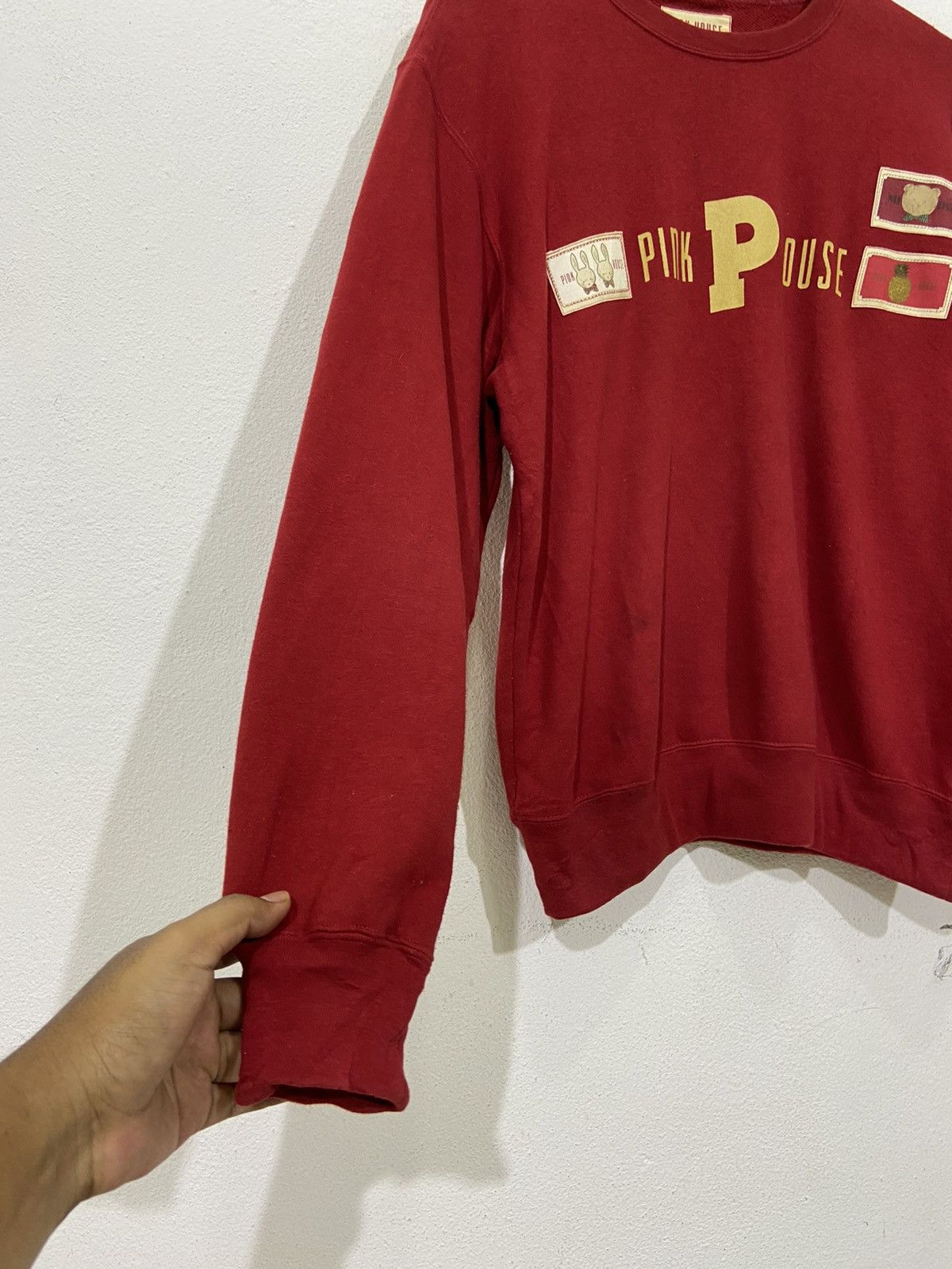 Japanese Brand × Pink House Pink House Embroidery Pull Over Sweatshirts Size US L / EU 52-54 / 3 - 2 Thumbnail