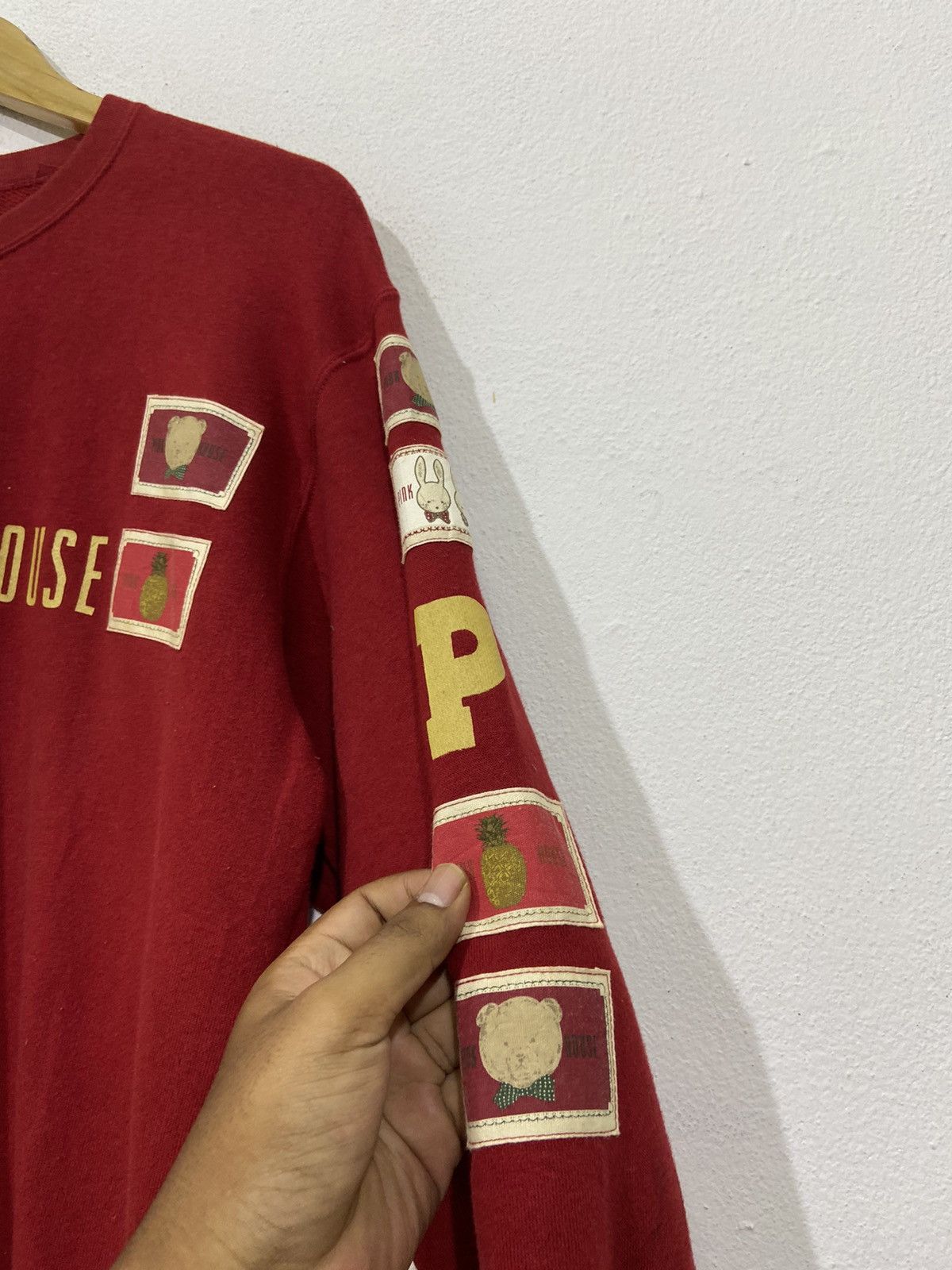 Japanese Brand × Pink House Pink House Embroidery Pull Over Sweatshirts Size US L / EU 52-54 / 3 - 4 Thumbnail