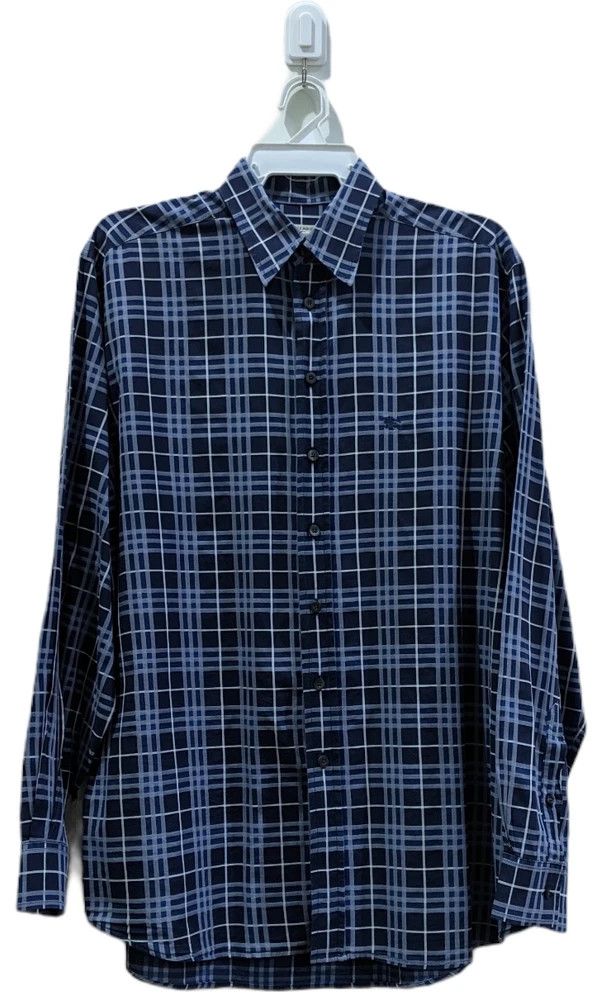Authentic Burberry LS Made in UK Button Ups L fits XL