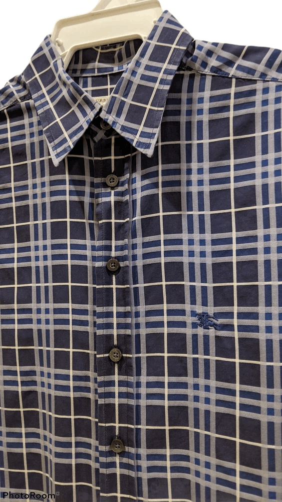 Burberry Authentic Burberry LS Made in UK Button Ups L fits XL Size US L / EU 52-54 / 3 - 9 Thumbnail