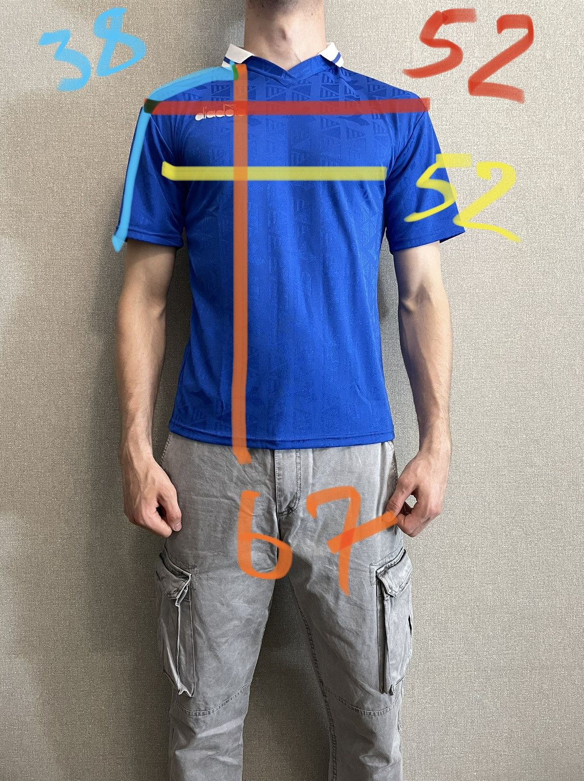 Diadora × Vintage Diadora Football Collection vintage polo shirt size S Size US S / EU 44-46 / 1 - 7 Thumbnail