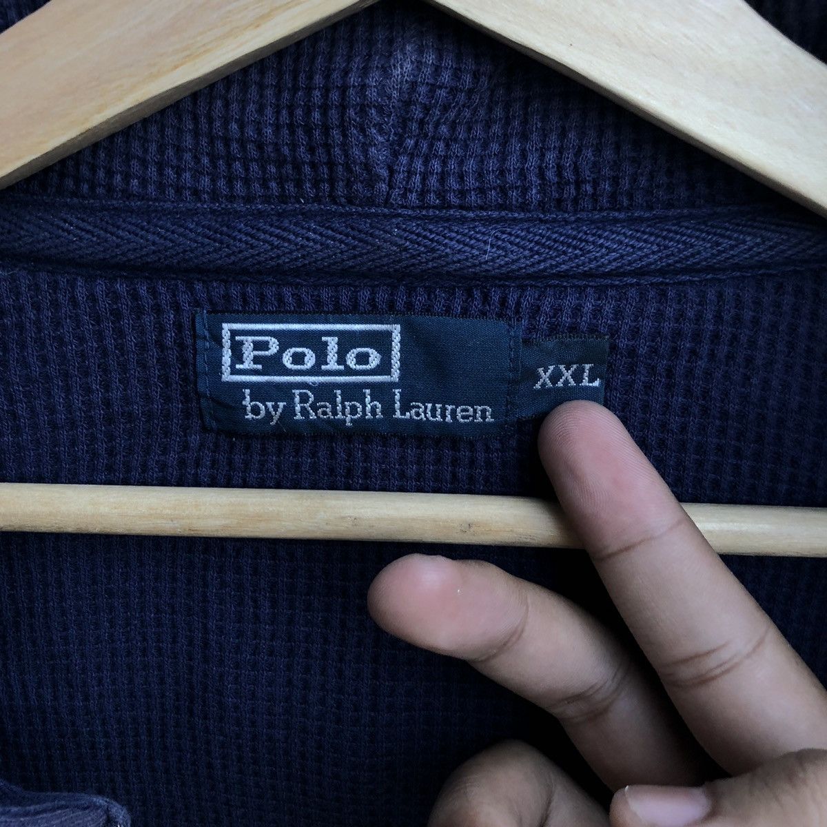 Polo Ralph Lauren × Ralph Lauren Oversized Polo Ralph Lauren Distressed Hoodie 0-1 Size US XL / EU 56 / 4 - 10 Thumbnail