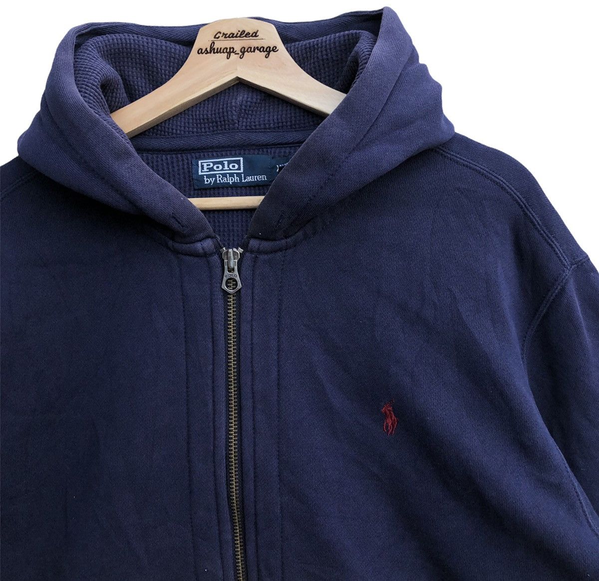 Polo Ralph Lauren × Ralph Lauren Oversized Polo Ralph Lauren Distressed Hoodie 0-1 Size US XL / EU 56 / 4 - 5 Thumbnail