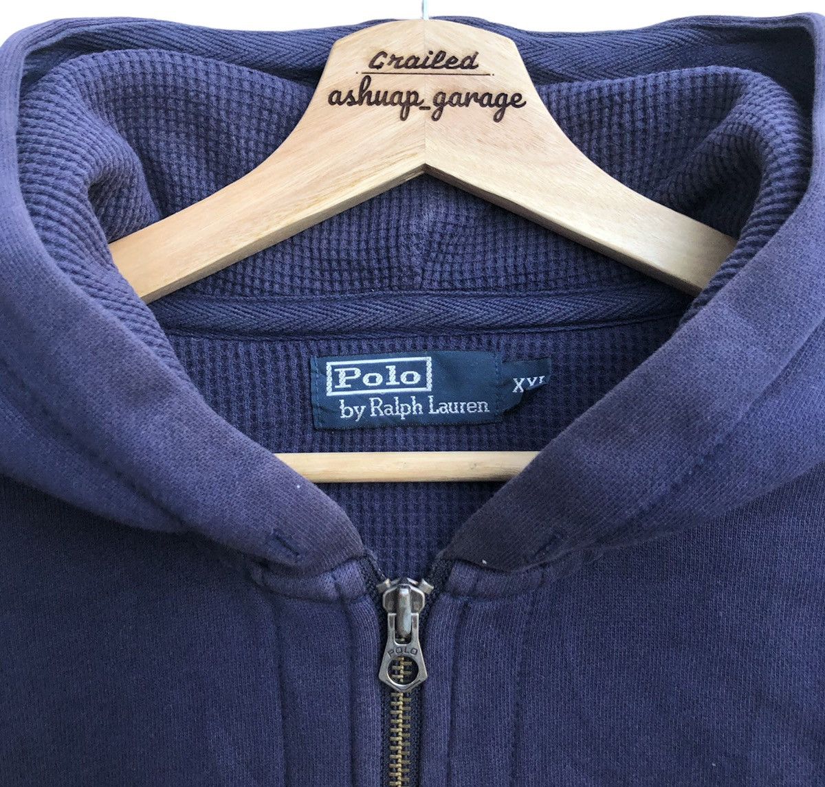 Polo Ralph Lauren × Ralph Lauren Oversized Polo Ralph Lauren Distressed Hoodie 0-1 Size US XL / EU 56 / 4 - 3 Thumbnail