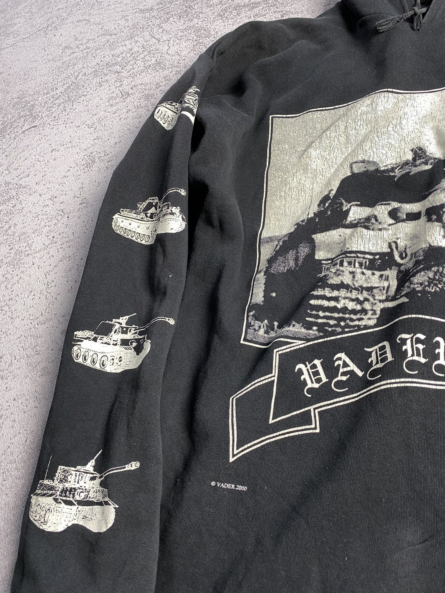Band Tees × Vintage Rare Vintage Hoodie Vader 2000 00s metal band tee Size US L / EU 52-54 / 3 - 3 Thumbnail
