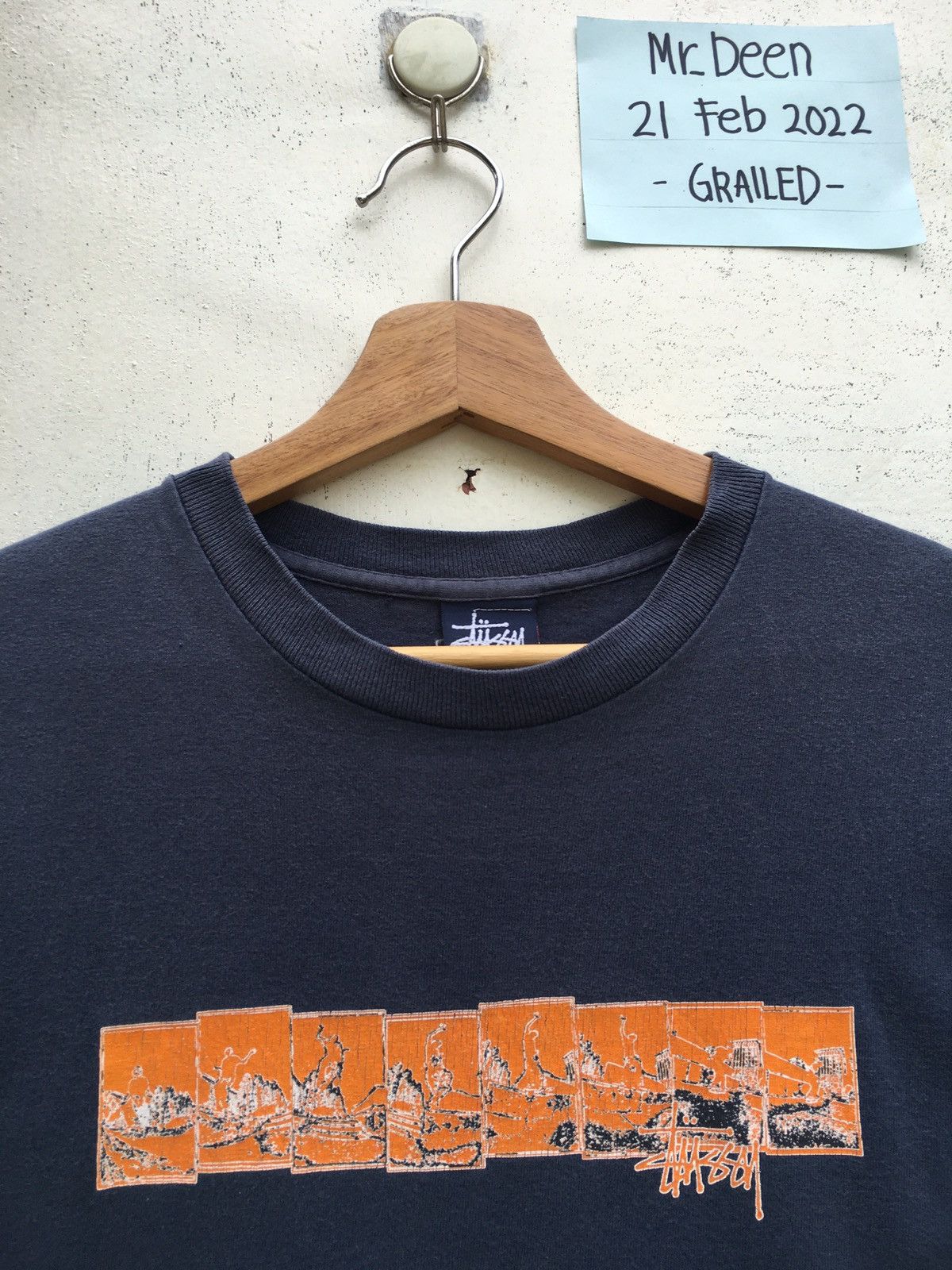 Stussy Vintage Rare Stussy Printed Tshirt Size US S / EU 44-46 / 1 - 6 Thumbnail