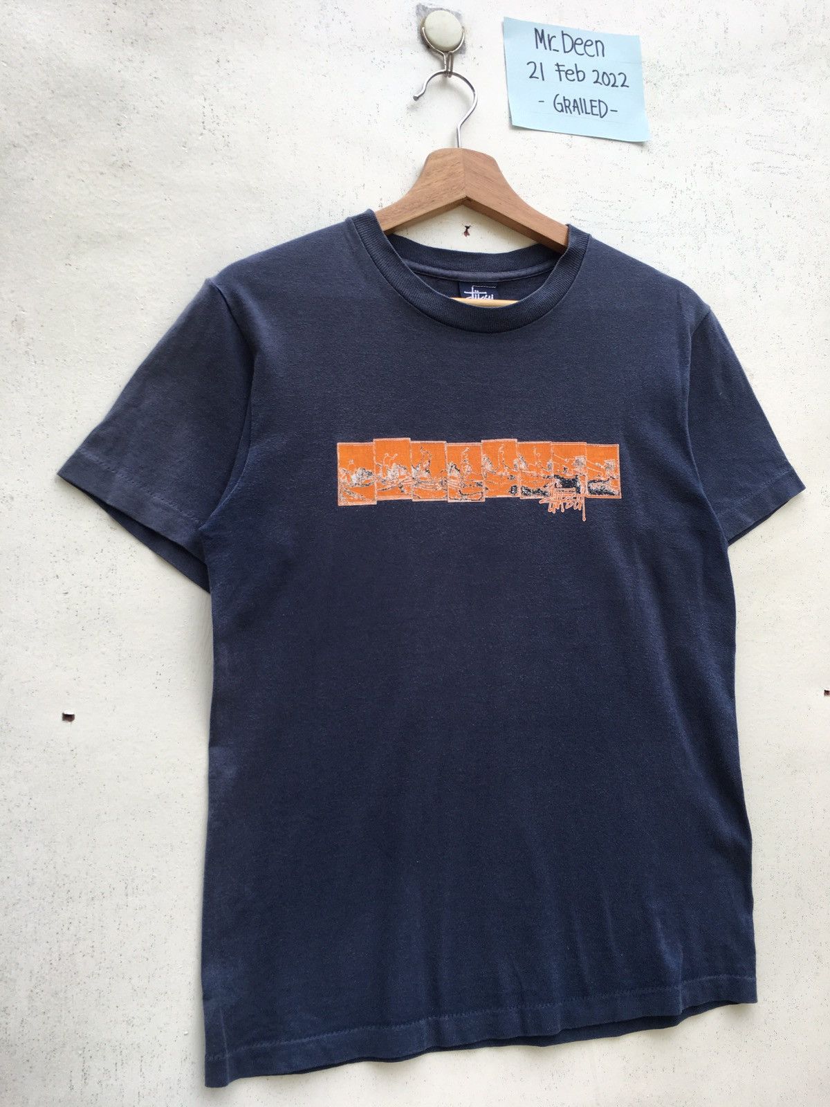 Stussy Vintage Rare Stussy Printed Tshirt Size US S / EU 44-46 / 1 - 3 Thumbnail