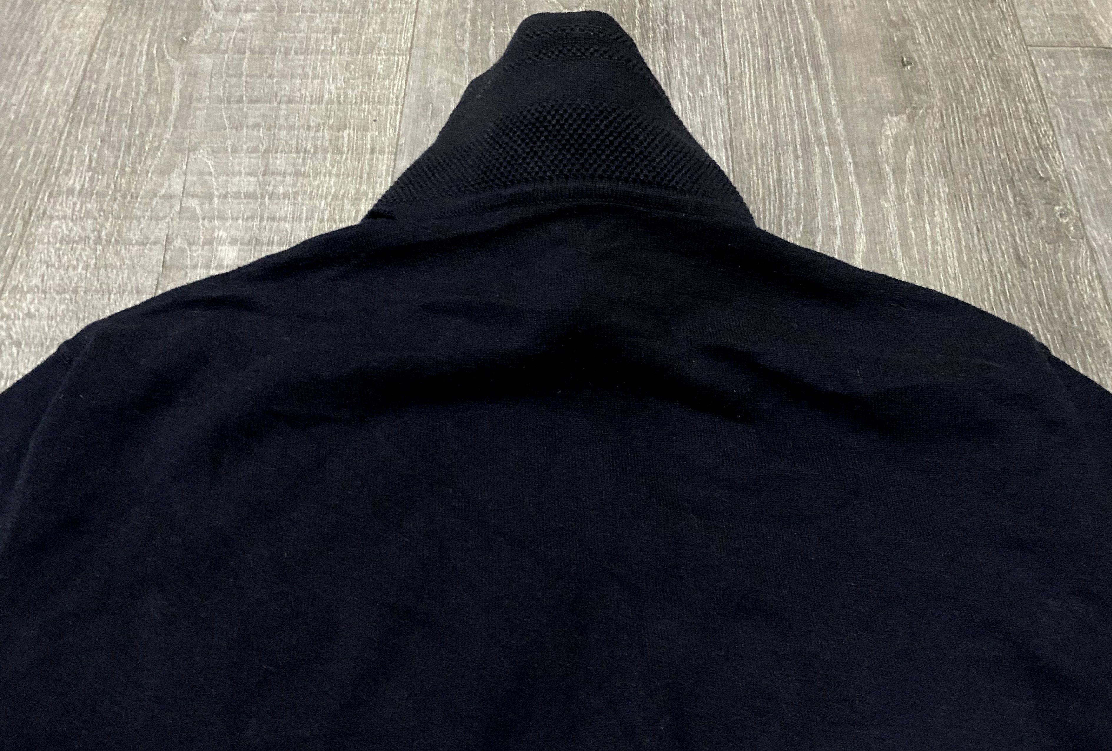 Ermenegildo Zegna Ermenegildo Zegna Navy Blue Mock Neck Cotton Zip Sweater Size US S / EU 44-46 / 1 - 10 Thumbnail