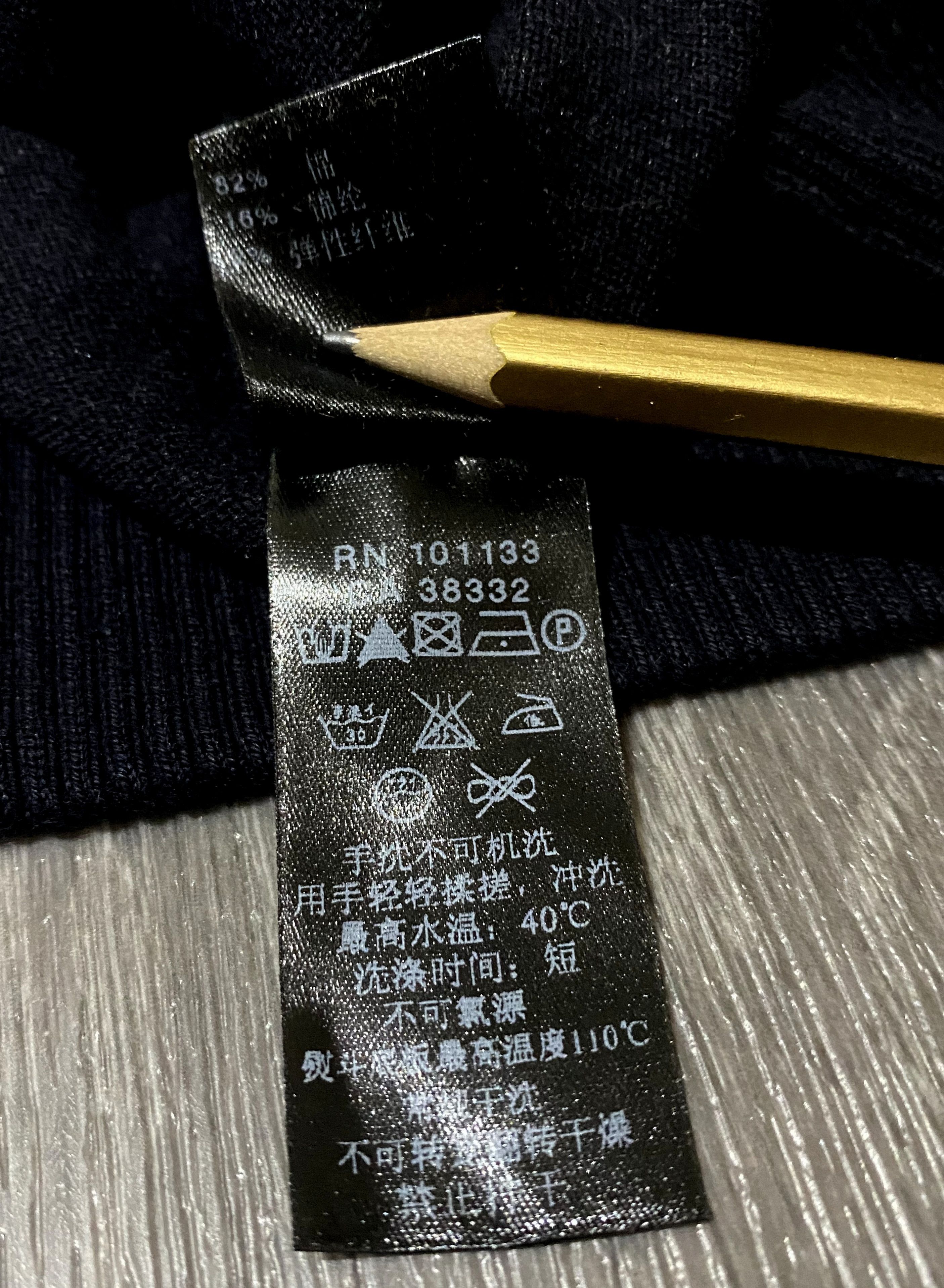 Ermenegildo Zegna Ermenegildo Zegna Navy Blue Mock Neck Cotton Zip Sweater Size US S / EU 44-46 / 1 - 17 Thumbnail