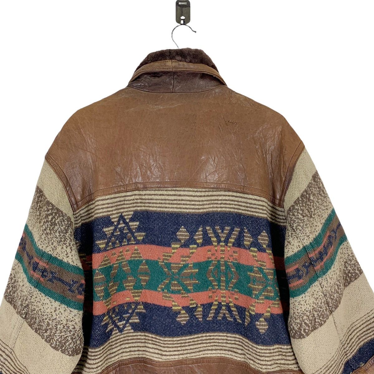 Native Ramon Rominas High Fashion Leather Garment Wool Jacket Size US L / EU 52-54 / 3 - 9 Thumbnail