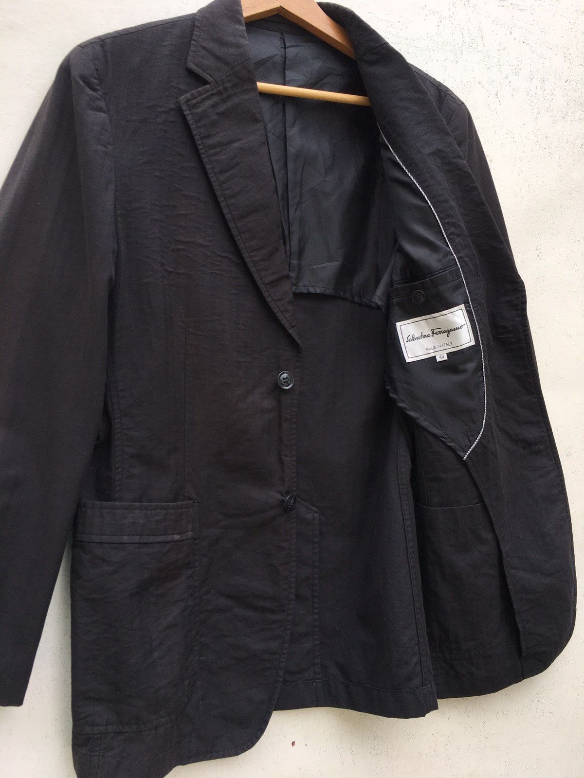Salvatore Ferragamo Rare Vintage Salvatore Ferragamo Blazer Size 34R - 10 Thumbnail