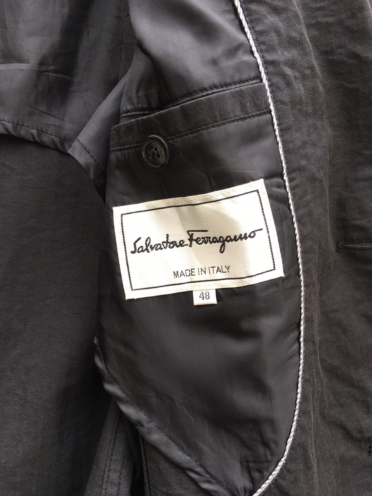 Salvatore Ferragamo Rare Vintage Salvatore Ferragamo Blazer Size 34R - 11 Thumbnail