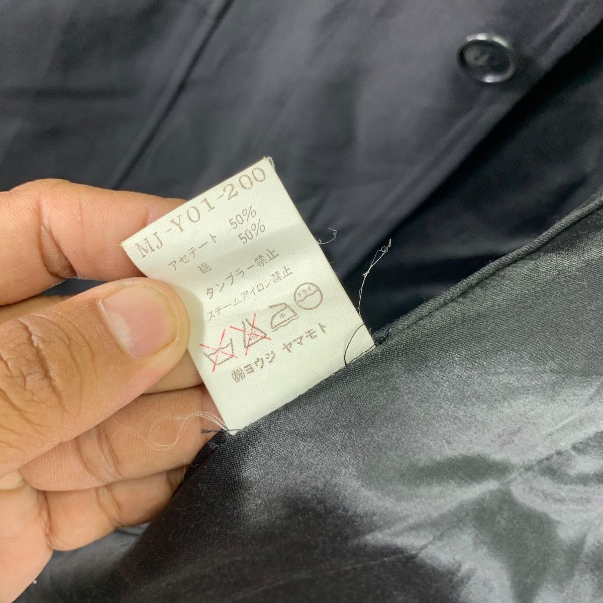Y's for Men × Yohji Yamamoto Japanese Brand Y’s For Men Long Button Jacket Size US L / EU 52-54 / 3 - 11 Thumbnail