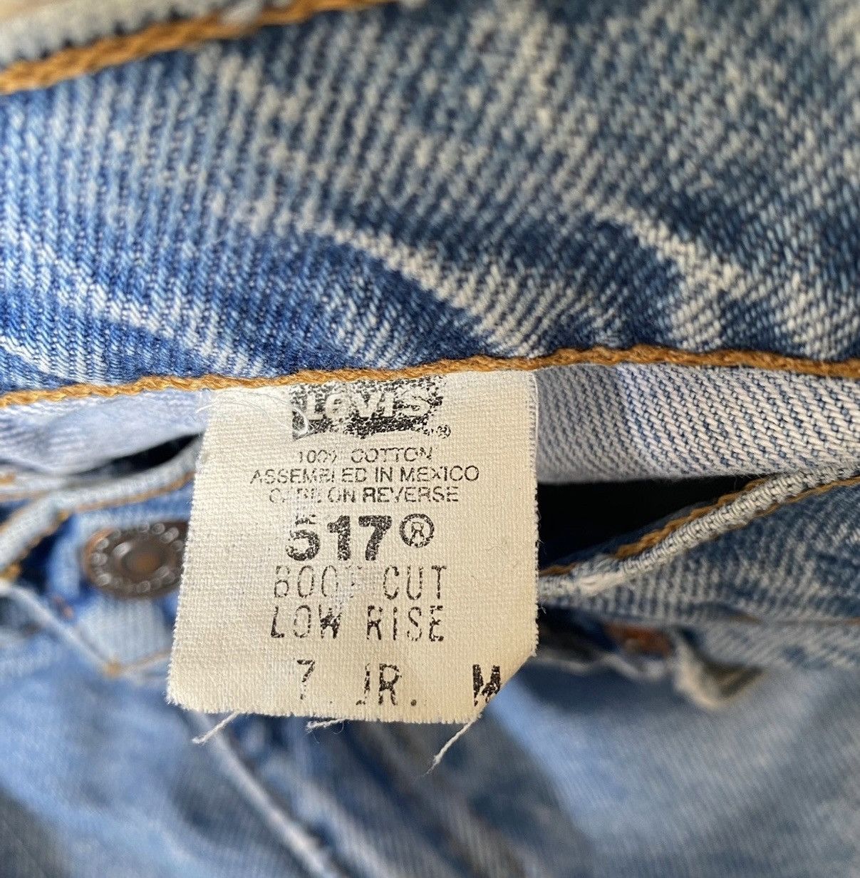 Levi's Vintage Levis 517 Flare Jeans Lightwash Hedi Slimane Size US 29 - 17 Thumbnail