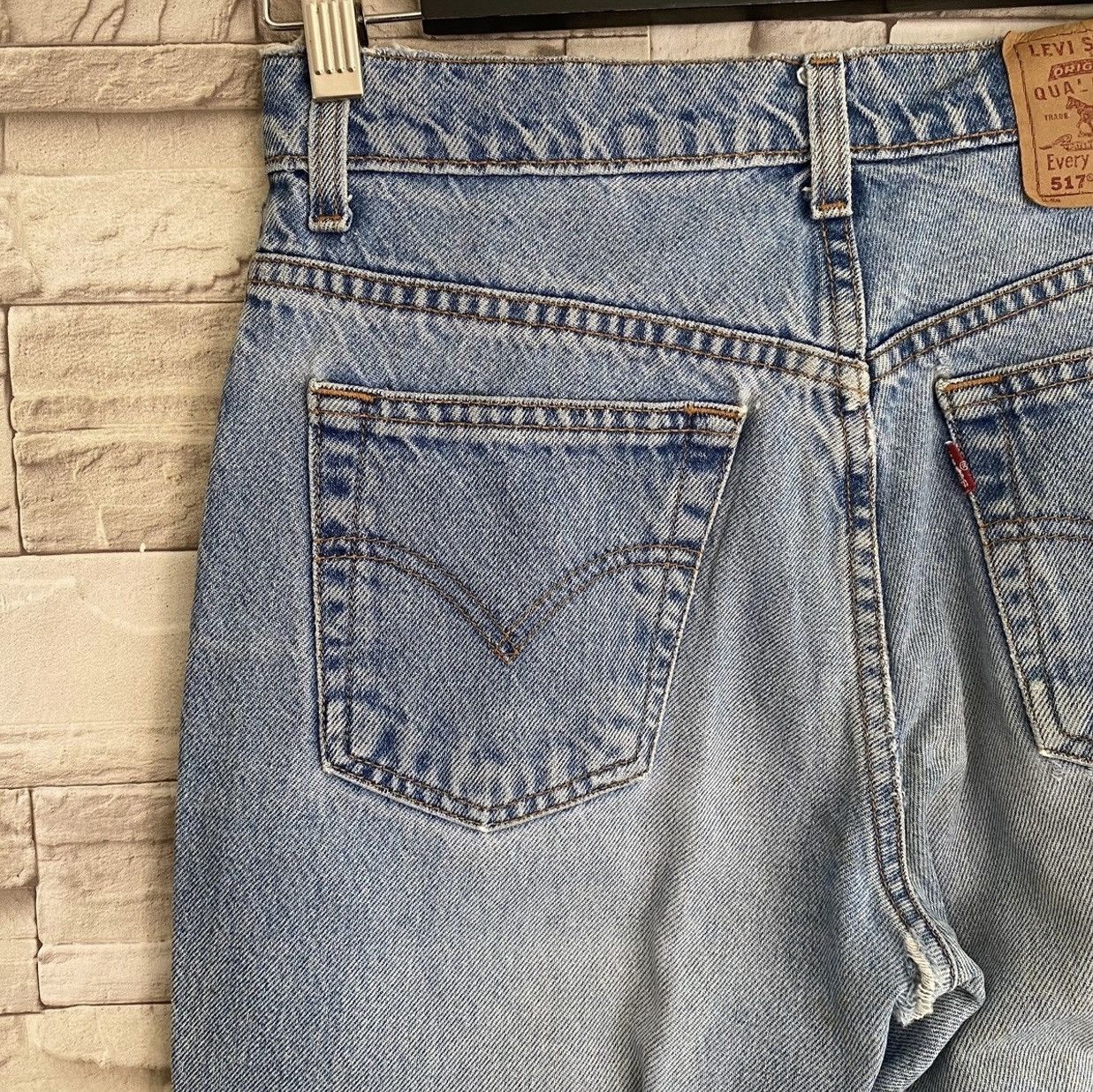 Levi's Vintage Levis 517 Flare Jeans Lightwash Hedi Slimane Size US 29 - 12 Thumbnail
