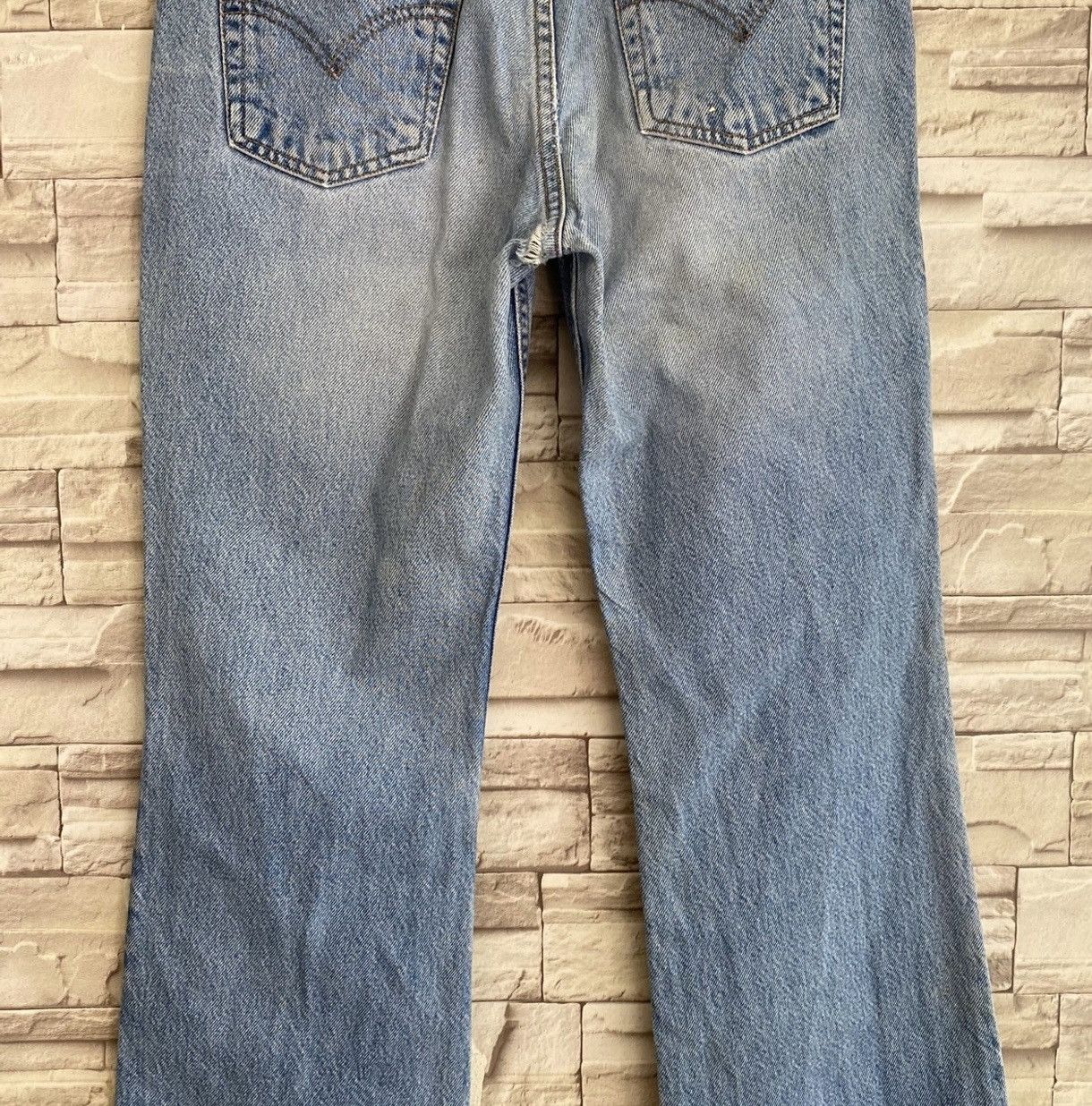 Levi's Vintage Levis 517 Flare Jeans Lightwash Hedi Slimane Size US 29 - 13 Thumbnail