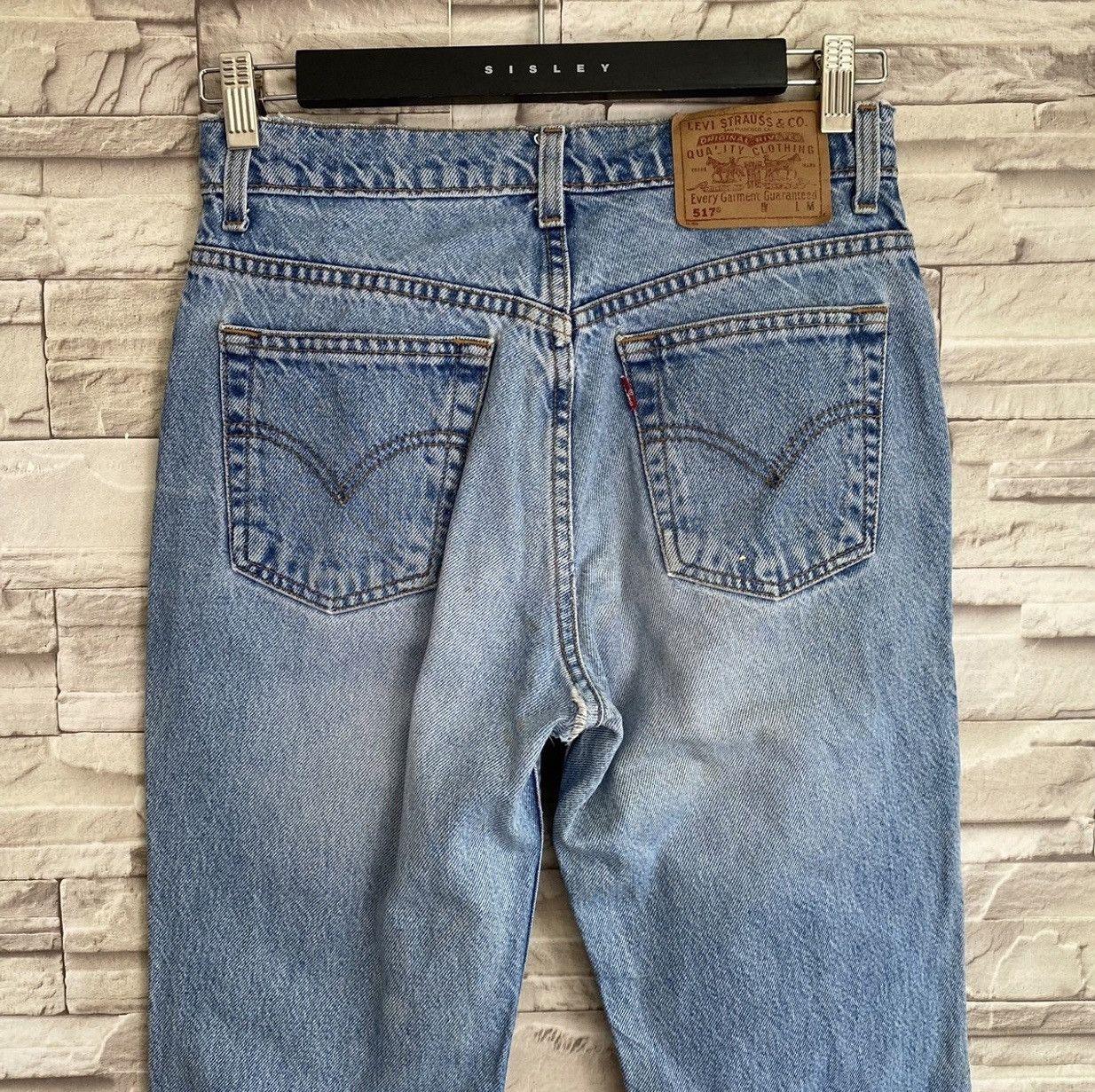 Levi's Vintage Levis 517 Flare Jeans Lightwash Hedi Slimane Size US 29 - 10 Thumbnail