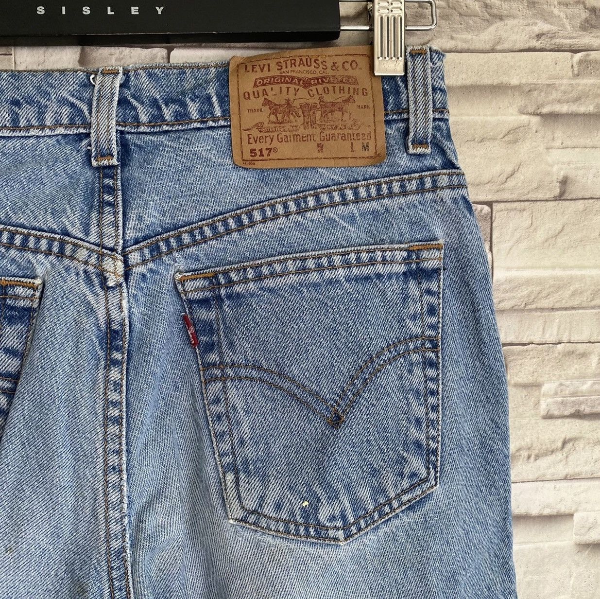 Levi's Vintage Levis 517 Flare Jeans Lightwash Hedi Slimane Size US 29 - 11 Thumbnail