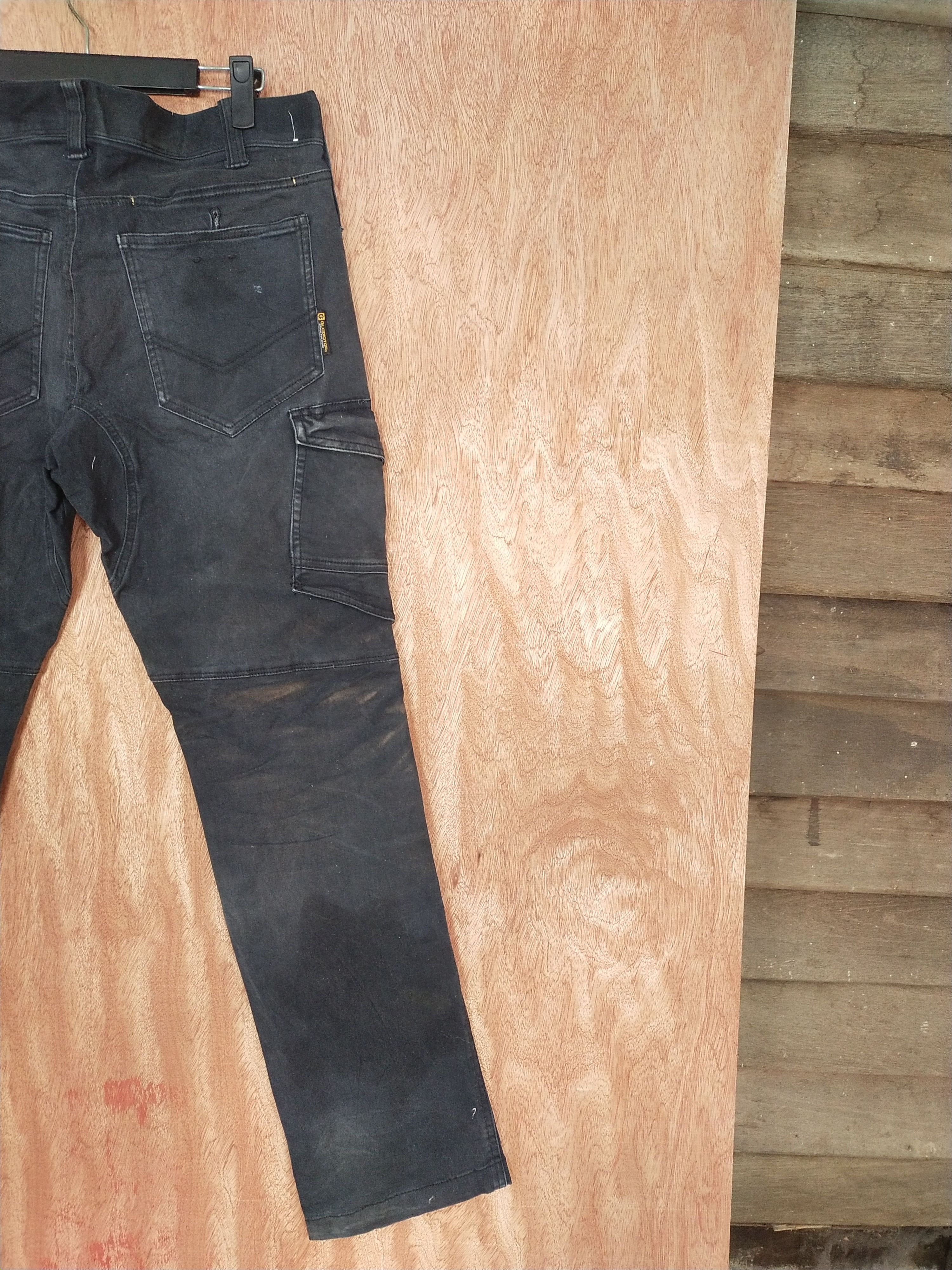 Japanese Brand Gladiator black multipocket utility cargo pants #S136 Size US 33 - 11 Thumbnail