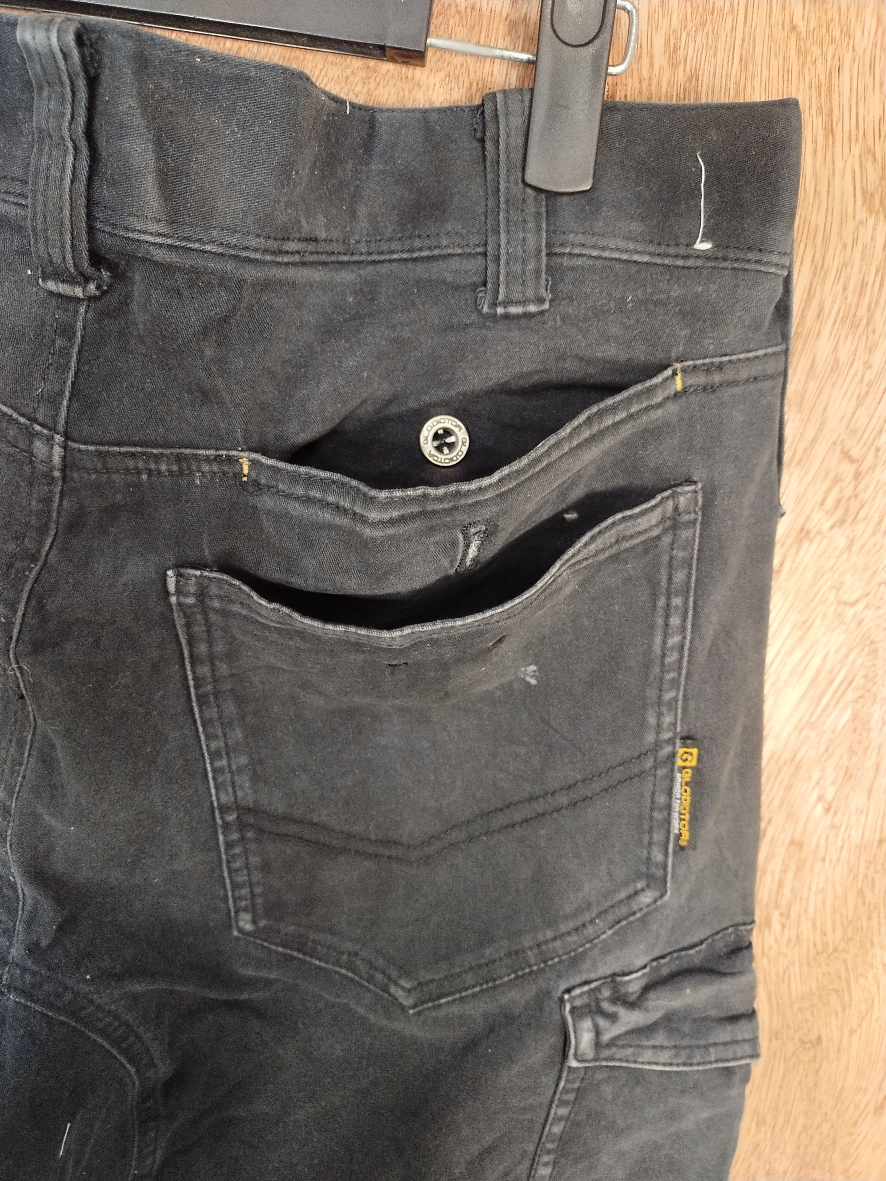 Japanese Brand Gladiator black multipocket utility cargo pants #S136 Size US 33 - 10 Thumbnail