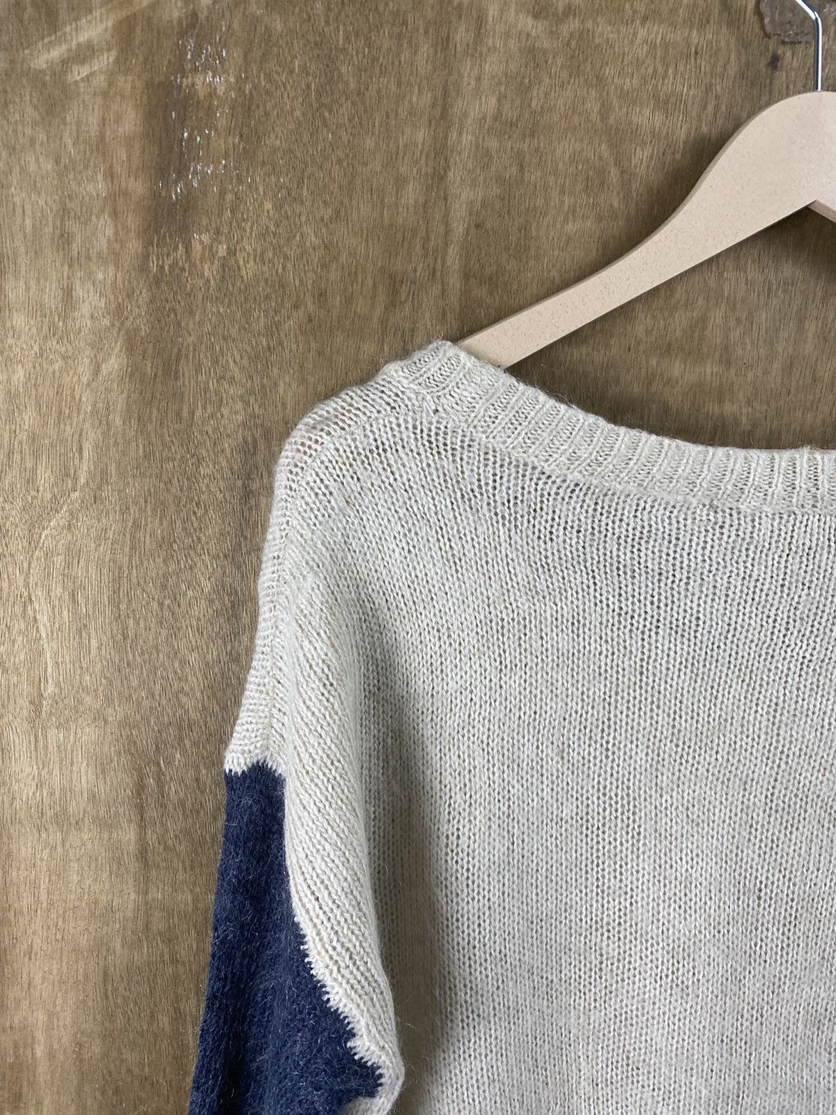 Homespun Knitwear × Japanese Brand Heather 3 tone japan knitwear #Z069 Size US M / EU 48-50 / 2 - 12 Thumbnail