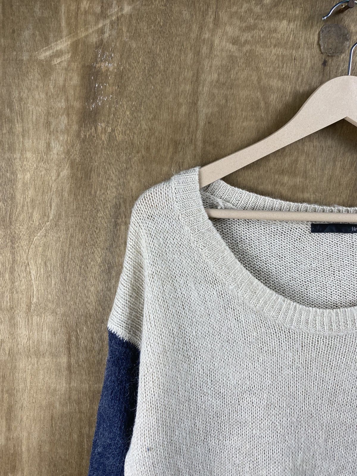 Homespun Knitwear × Japanese Brand Heather 3 tone japan knitwear #Z069 Size US M / EU 48-50 / 2 - 5 Thumbnail