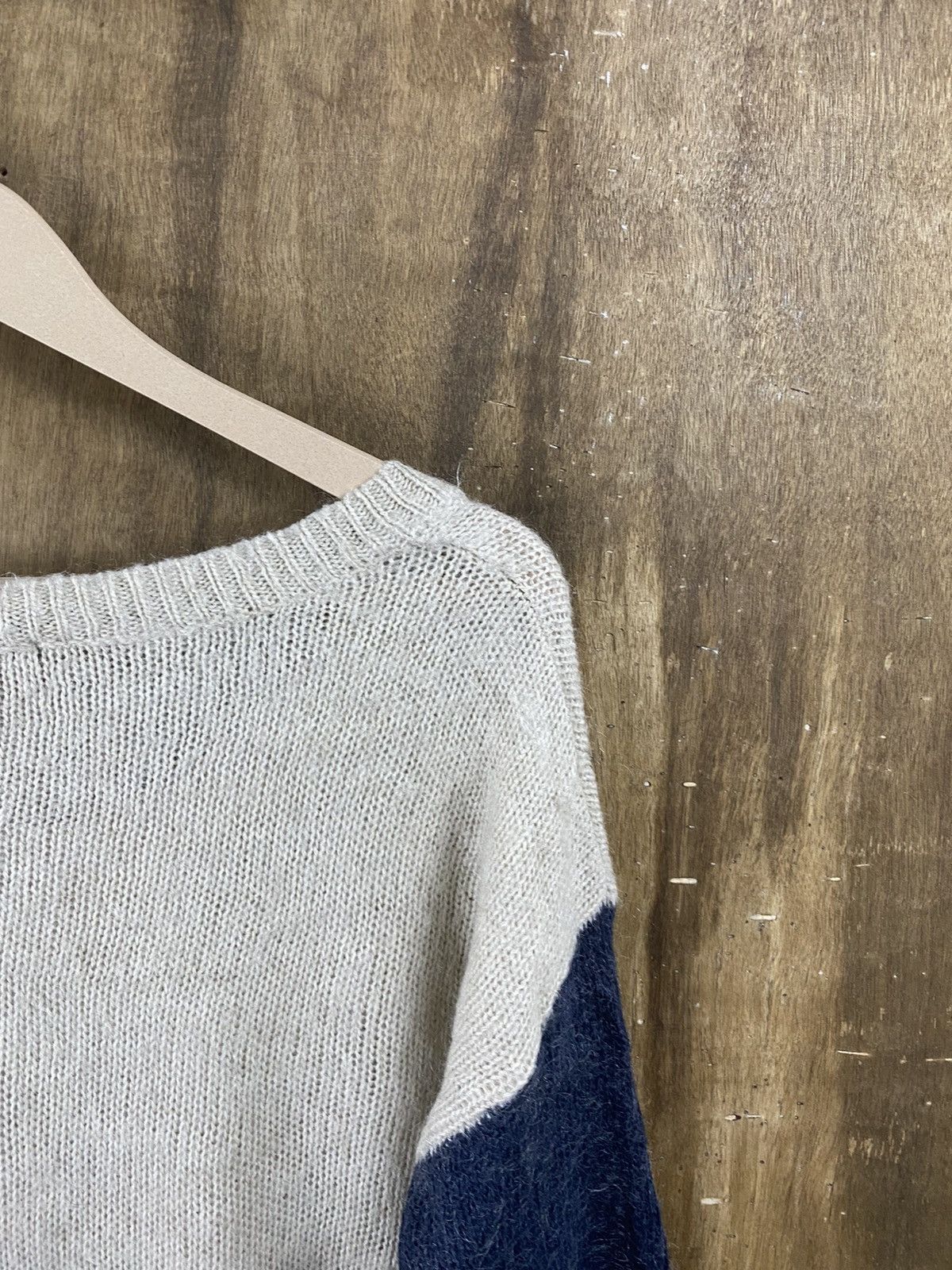 Homespun Knitwear × Japanese Brand Heather 3 tone japan knitwear #Z069 Size US M / EU 48-50 / 2 - 13 Thumbnail