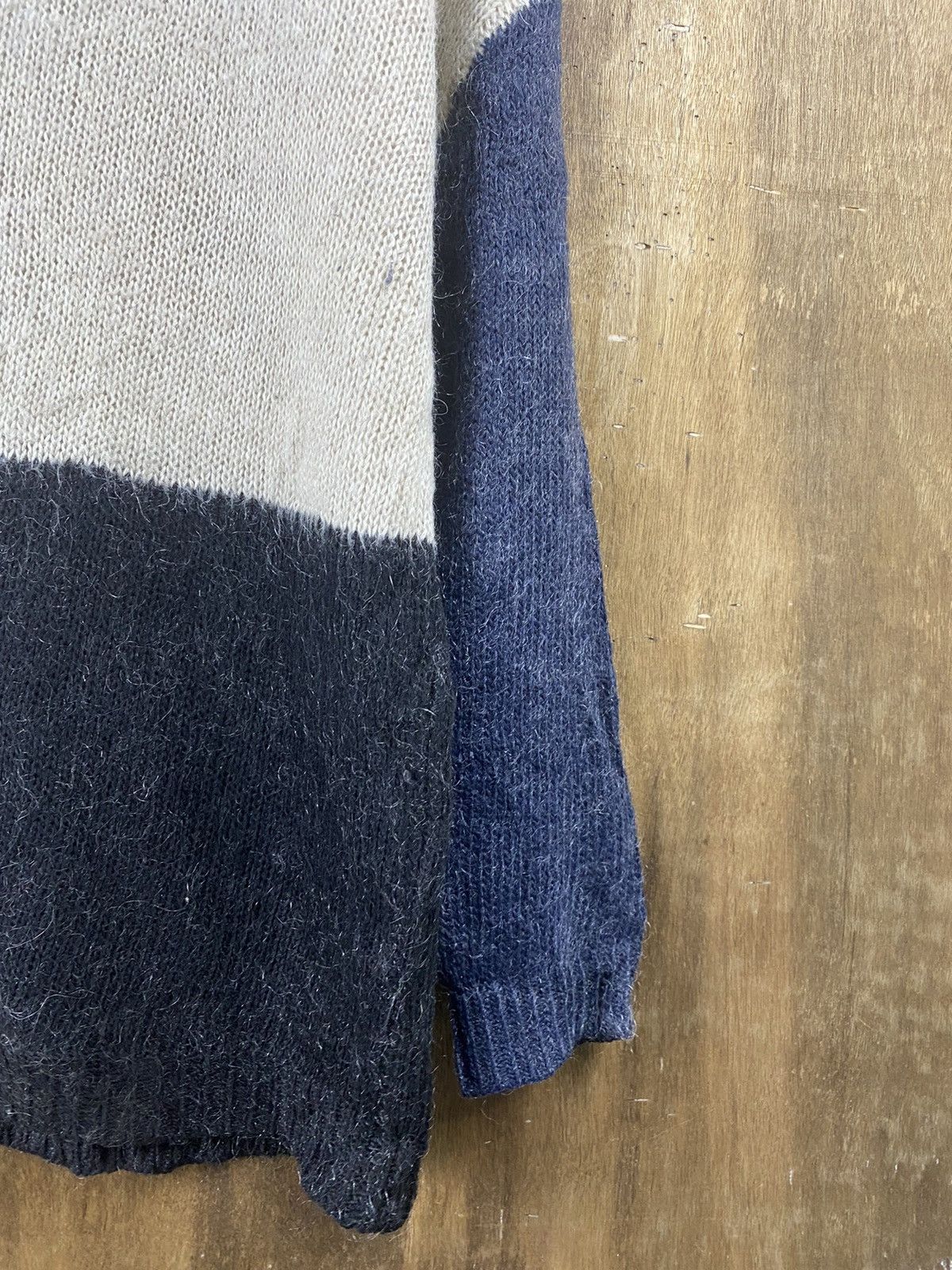 Homespun Knitwear × Japanese Brand Heather 3 tone japan knitwear #Z069 Size US M / EU 48-50 / 2 - 2 Thumbnail