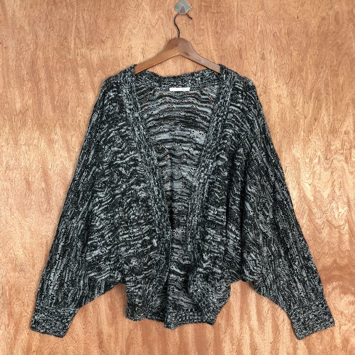 Homespun Knitwear Moussy Black cardigan japan streetwear Knitwear #H236 Size US L / EU 52-54 / 3 - 3 Thumbnail