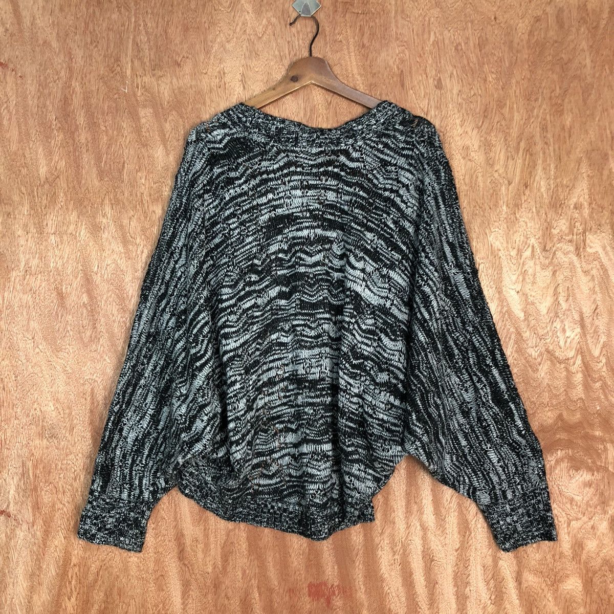 Homespun Knitwear Moussy Black cardigan japan streetwear Knitwear #H236 Size US L / EU 52-54 / 3 - 11 Thumbnail