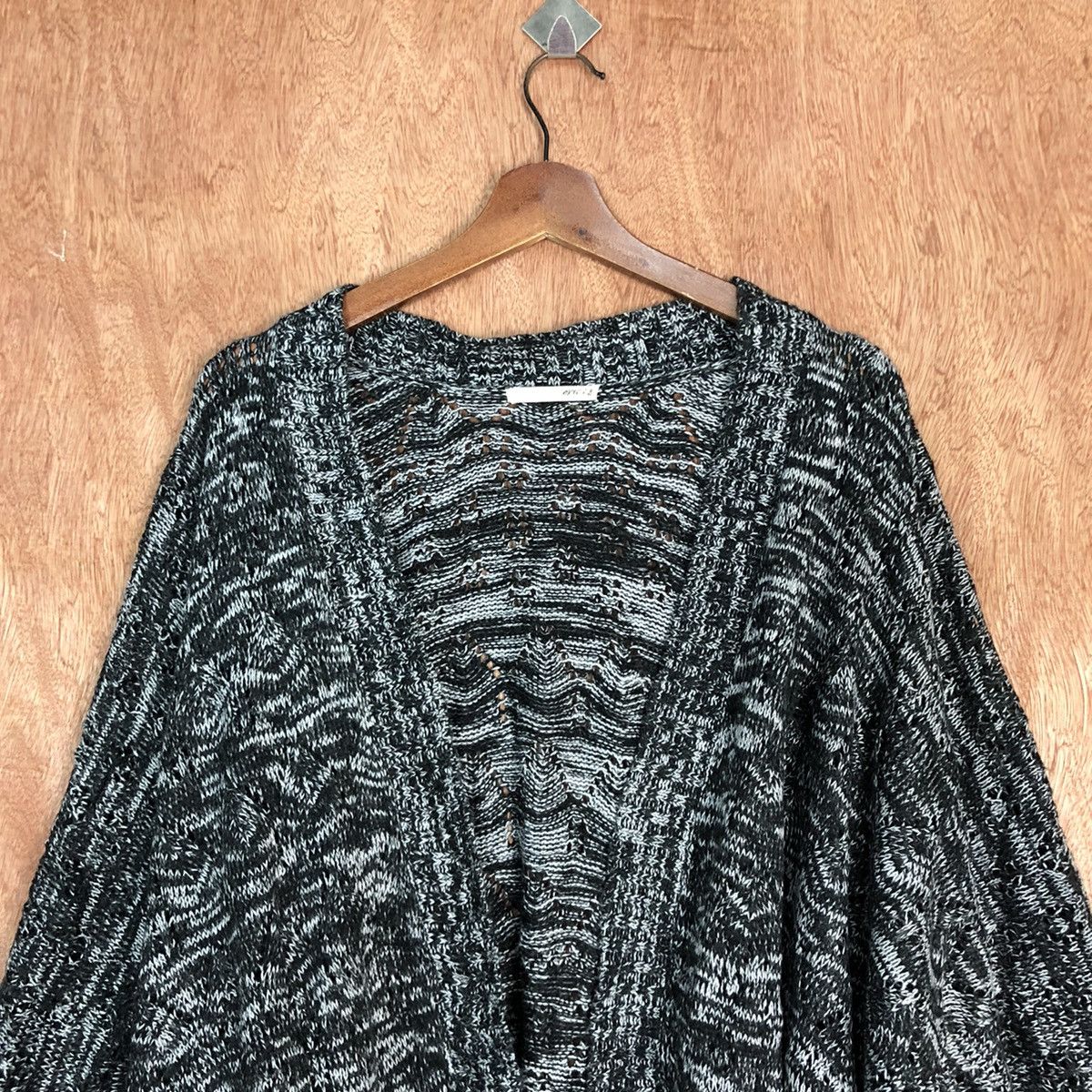 Homespun Knitwear Moussy Black cardigan japan streetwear Knitwear #H236 Size US L / EU 52-54 / 3 - 2 Thumbnail