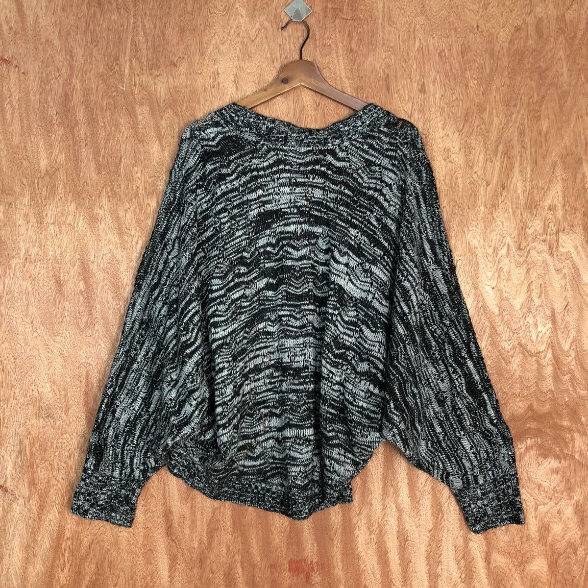 Homespun Knitwear Moussy Black cardigan japan streetwear Knitwear #H236 Size US L / EU 52-54 / 3 - 13 Thumbnail