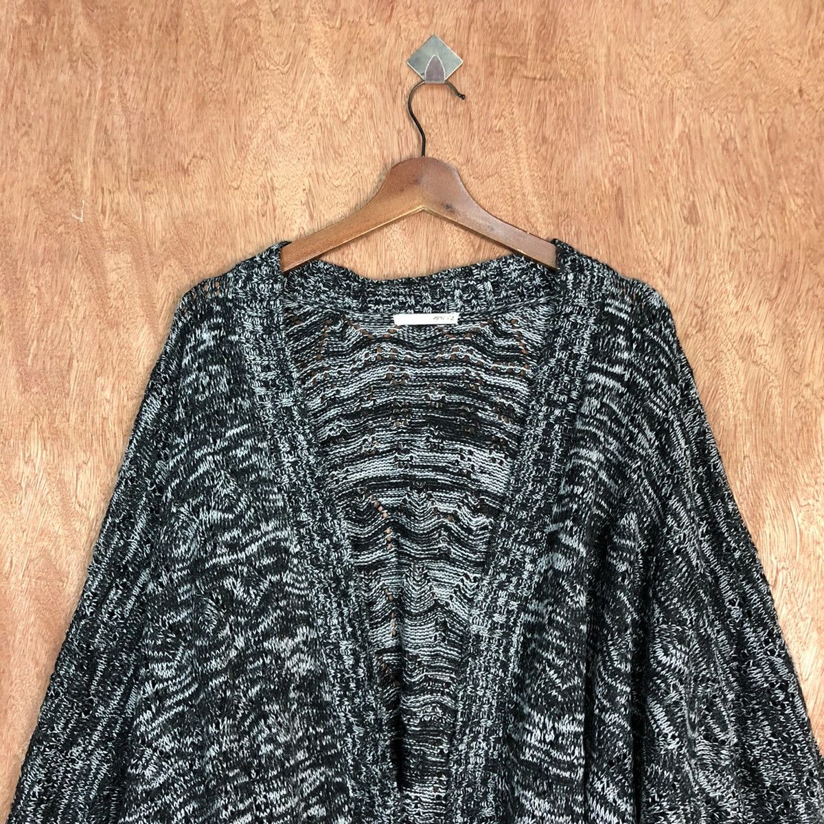 Homespun Knitwear Moussy Black cardigan japan streetwear Knitwear #H236 Size US L / EU 52-54 / 3 - 9 Thumbnail