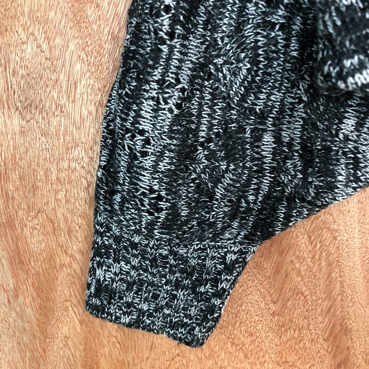 Homespun Knitwear Moussy Black cardigan japan streetwear Knitwear #H236 Size US L / EU 52-54 / 3 - 6 Thumbnail