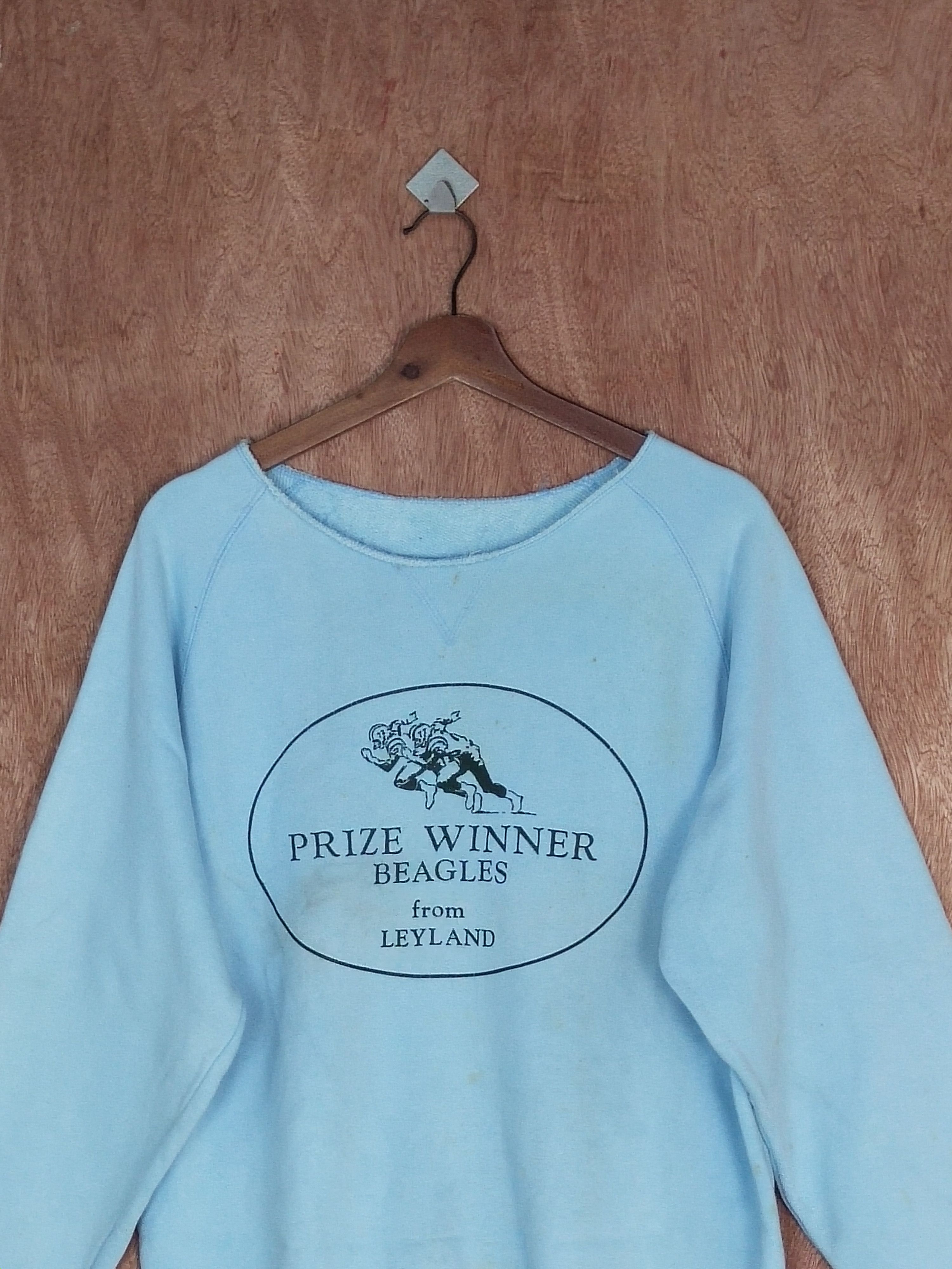 Japanese Brand Prize Winner Beagles light blue sweatshirt #H283 Size US M / EU 48-50 / 2 - 2 Thumbnail