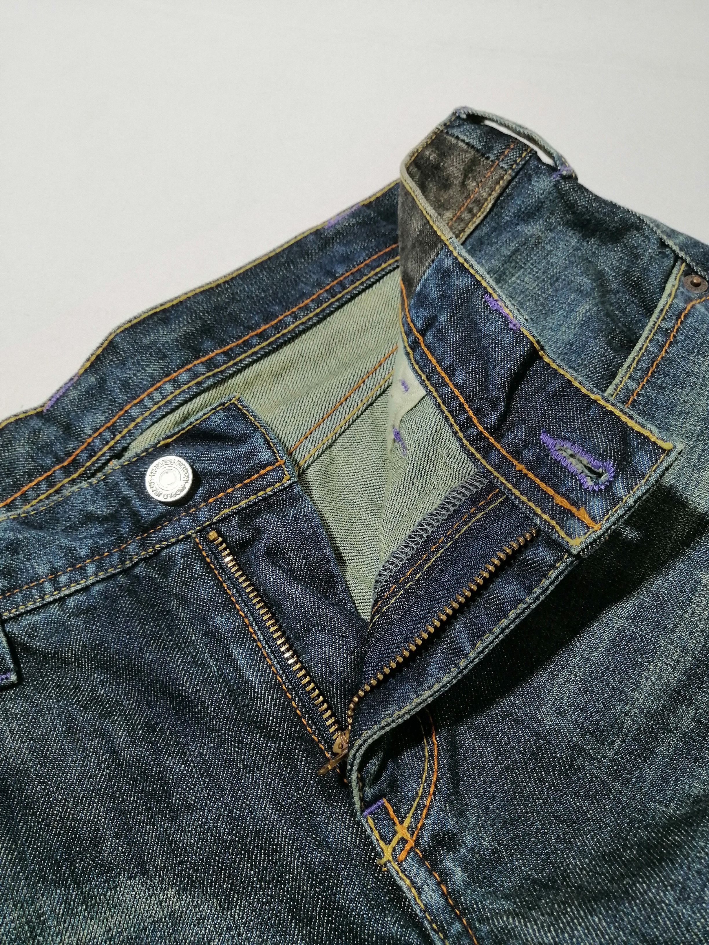 Japanese Brand Takeo Kikuchi Embroided Styles Denim Jeans Size US 36 / EU 52 - 5 Thumbnail