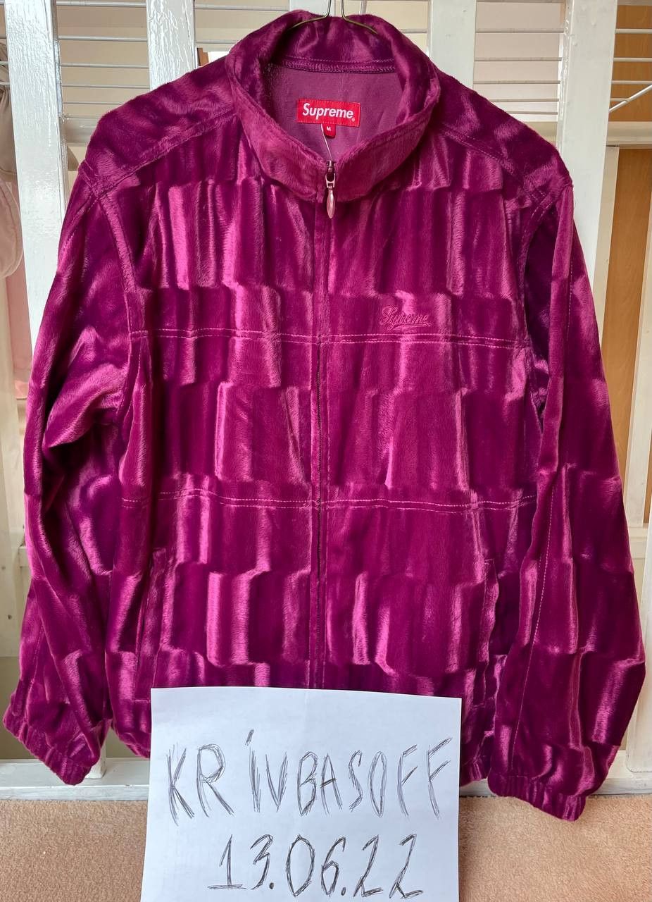 Supreme velour track jacket clearance