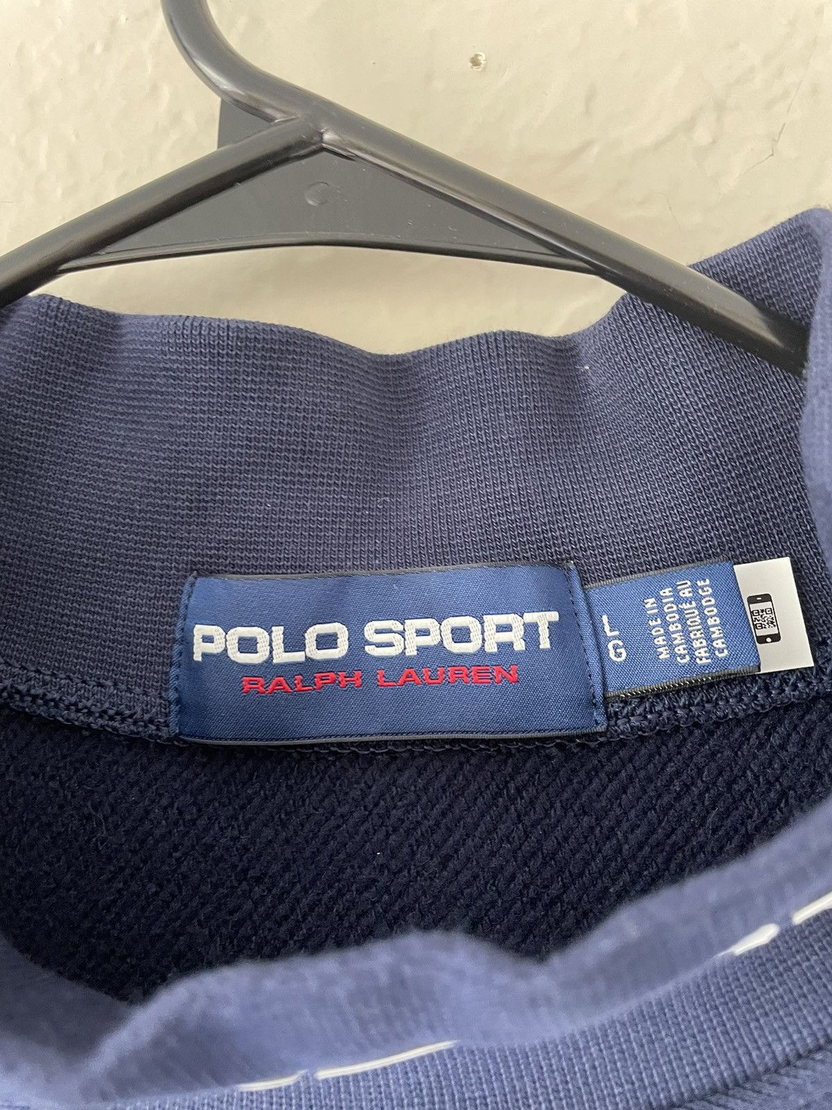 Polo Ralph Lauren Navy Polo Sport Mock Turtleneck Size US L / EU 52-54 / 3 - 4 Thumbnail