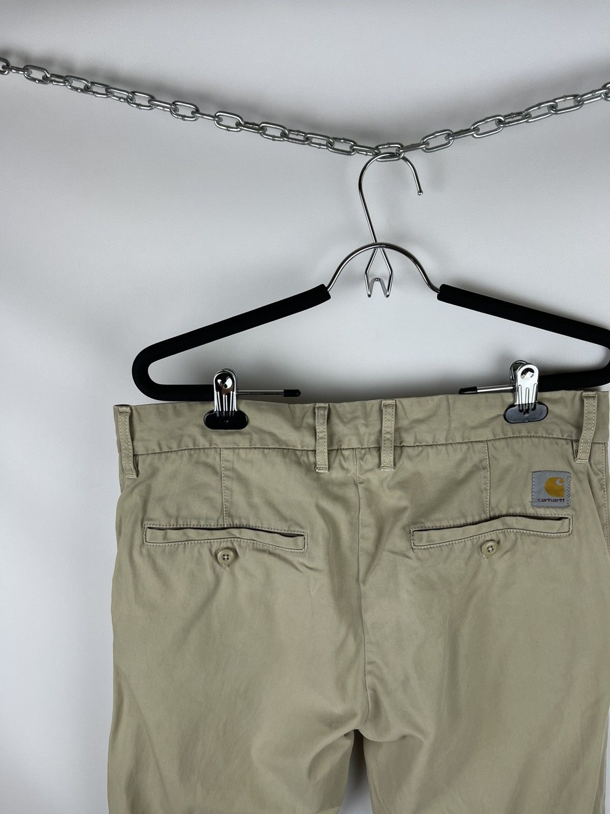 Carhartt Carhartt WIP vintage Johnson pants chino casual Size US 32 / EU 48 - 9 Thumbnail