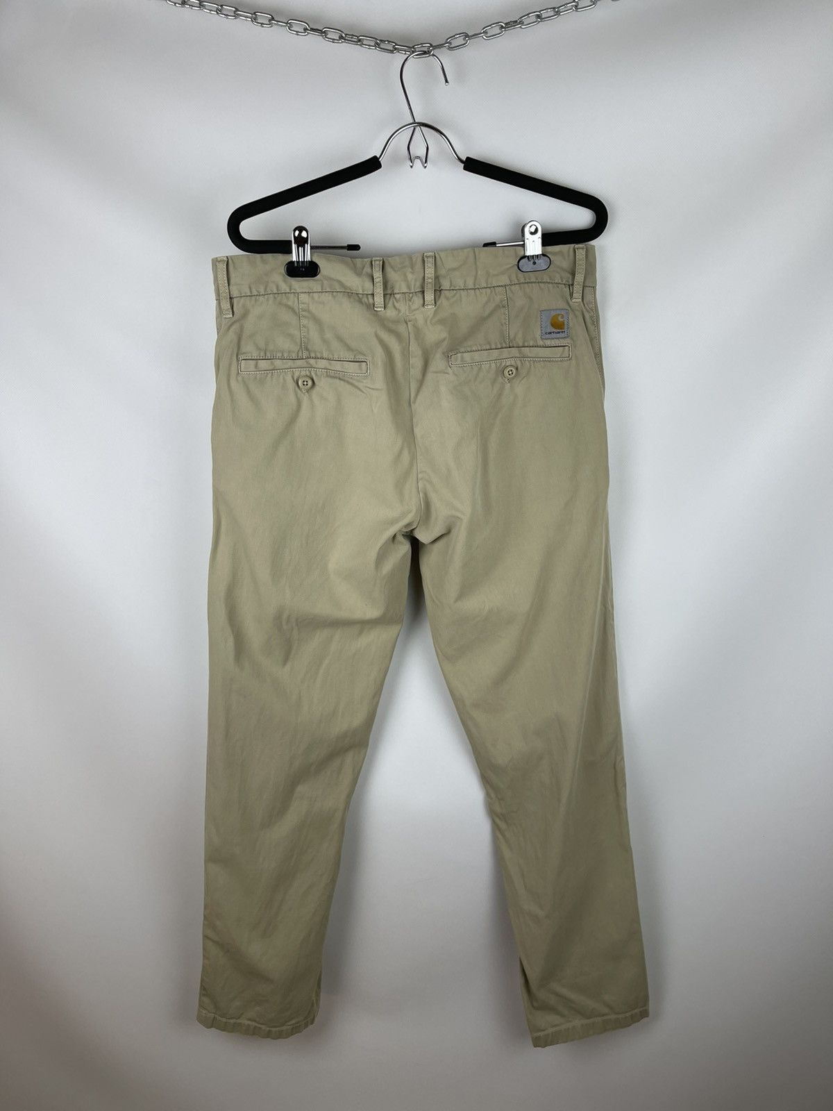 Carhartt Carhartt WIP vintage Johnson pants chino casual Size US 32 / EU 48 - 1 Thumbnail