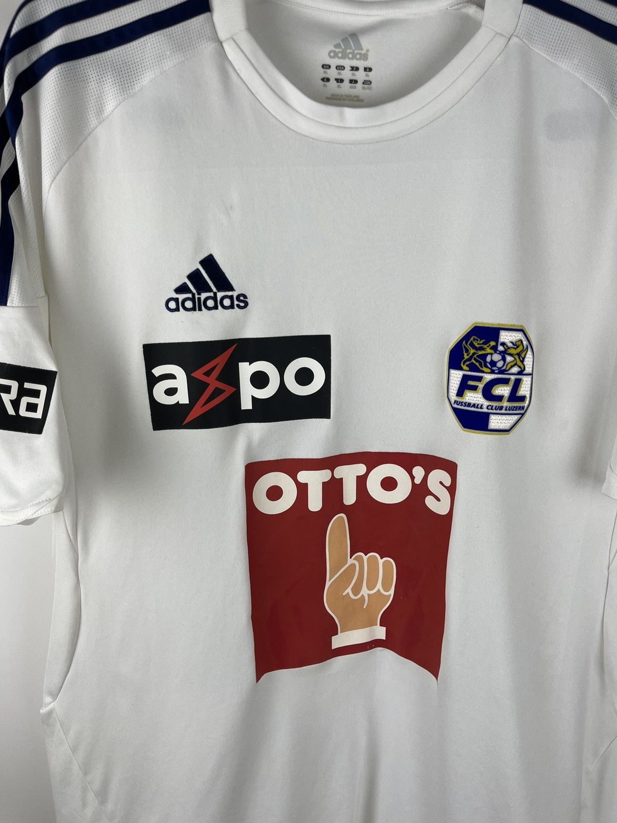 Adidas Adidas FC Lucern 2011 2013 #1 David Zibung goalkeeper jrsy Size US XL / EU 56 / 4 - 6 Thumbnail