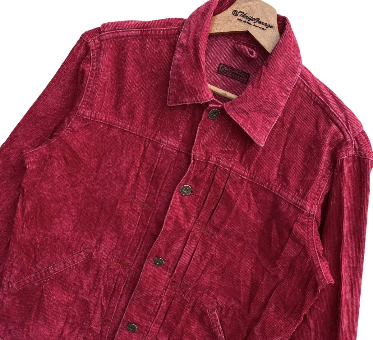 Designer × Johnbull × Vintage Vtg John Bull ‘The American Spirit’ Corduroy Denim Jacket Size US M / EU 48-50 / 2 - 6 Thumbnail