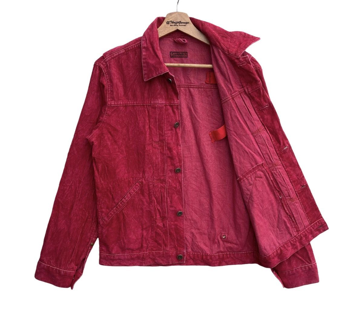 Designer × Johnbull × Vintage Vtg John Bull ‘The American Spirit’ Corduroy Denim Jacket Size US M / EU 48-50 / 2 - 1 Thumbnail